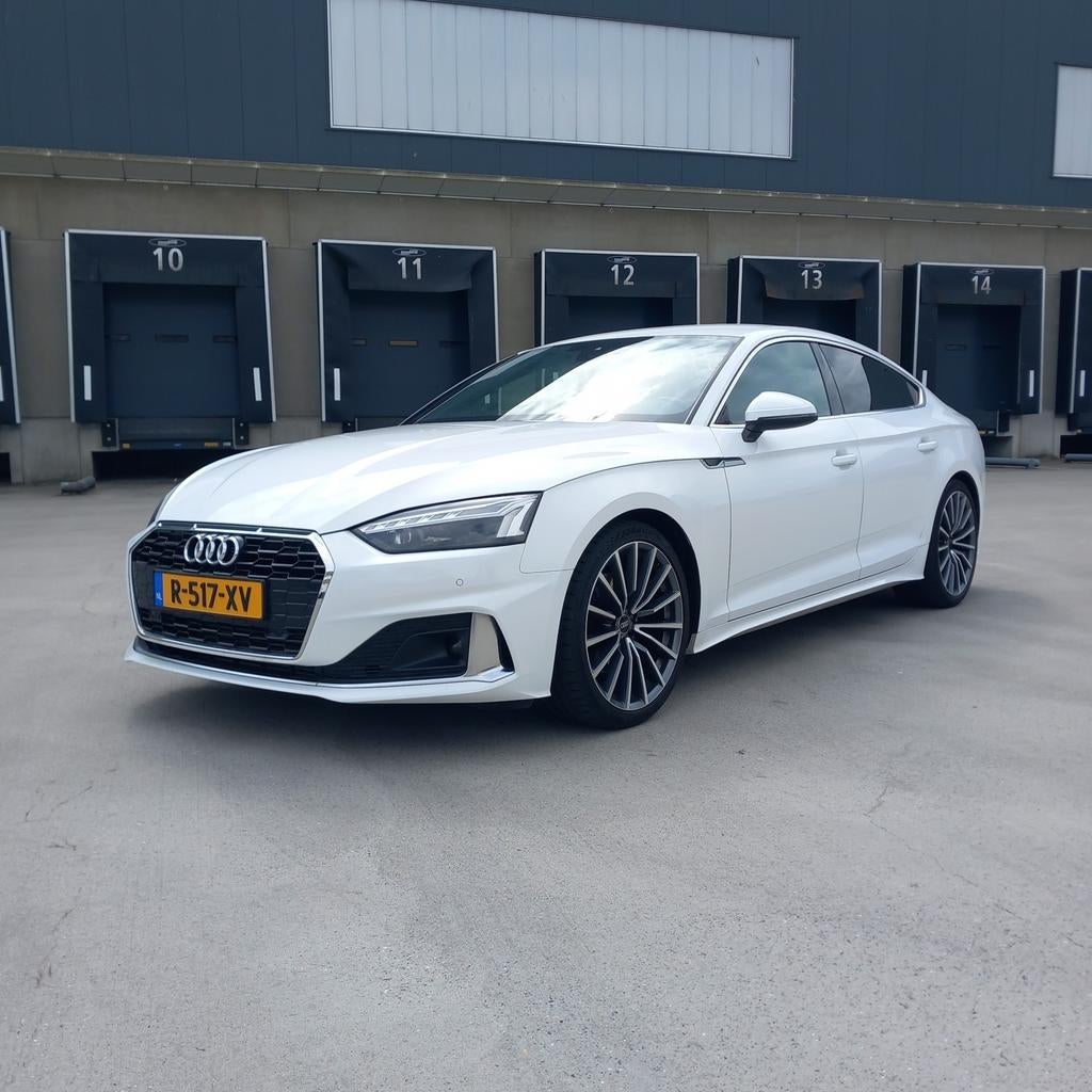 Audi A5 35 Tfsi 150pk Mhev S Tronic 2023 Wit, Auto's, Audi, Particulier, A5, ABS, Achteruitrijcamera, Adaptieve lichten, Hybride Elektrisch/Benzine