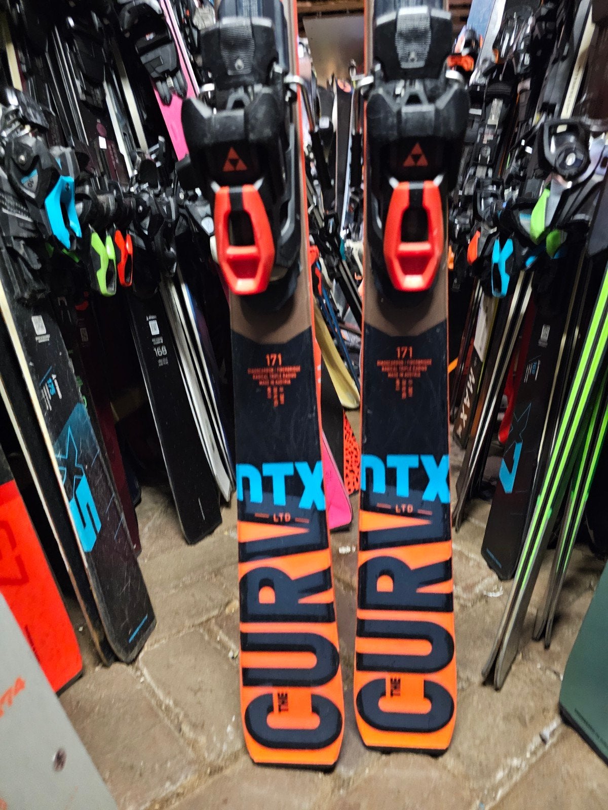 171cm FISCHER RC4 THE CURV DTX 1000€ TOP GEVORDERDEN SKI, 160 tot 180 cm, Fischer, Ophalen of Verzenden, Zo goed als nieuw