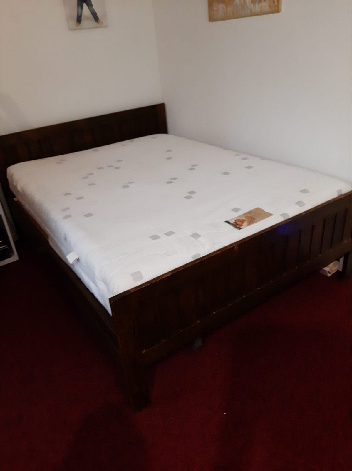 Gratis bed, Ophalen of Verzenden, Twijfelaar, Grijs, 140 cm