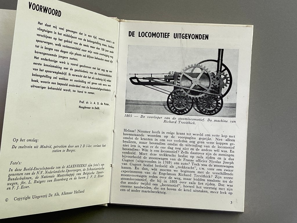 Locomotieven voorheem en thans - Alkenreeks nr 42, Ophalen of Verzenden, Trein, Overige typen