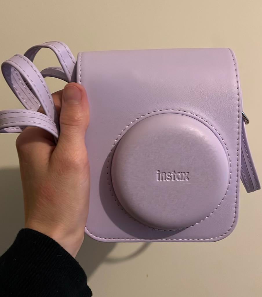 Case cover voor Fuji Instax 12 mini Lilac Purple, Ophalen of Verzenden, Nieuw, Overige typen, Overige merken