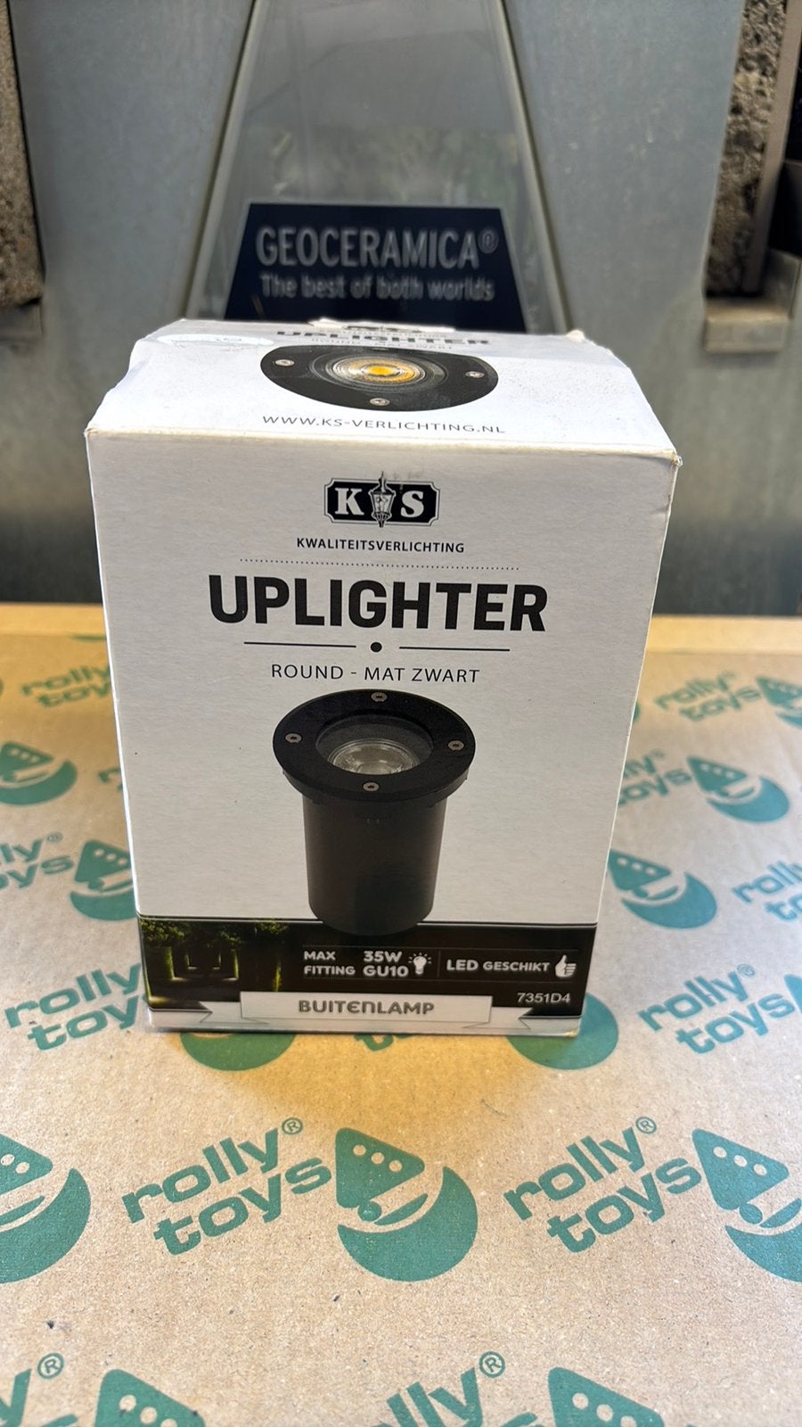 KS verlichting - Uplighter grondspot 7351D4, Ophalen of Verzenden, Nieuw