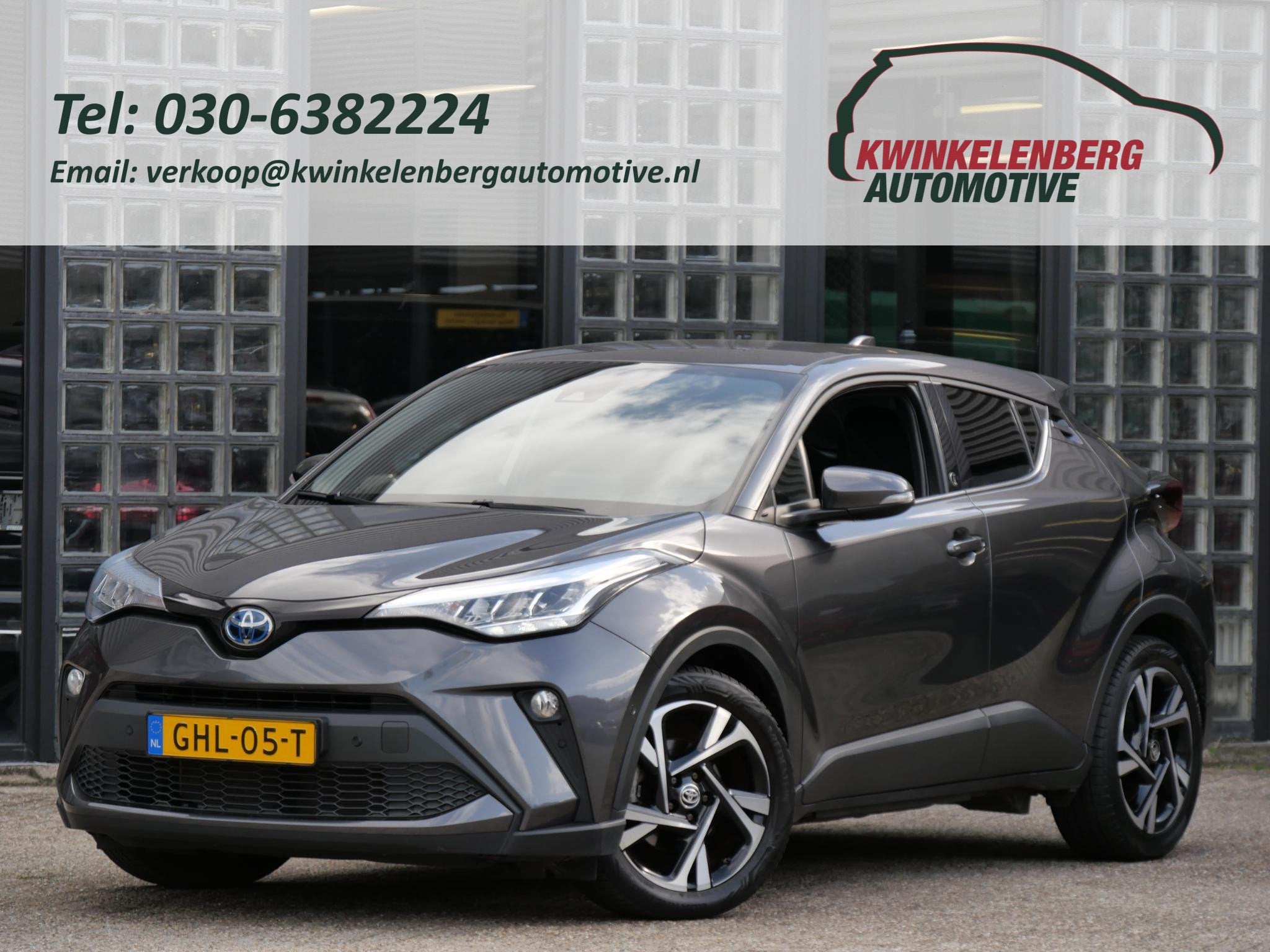 Toyota C-HR 2.0 HYBRID 185PK/ PDC V+A/ BLINDSPOT/ WINTER PAK, Euro 6, 4 cilinders, Leder en Stof, Hybride Elektrisch/Benzine