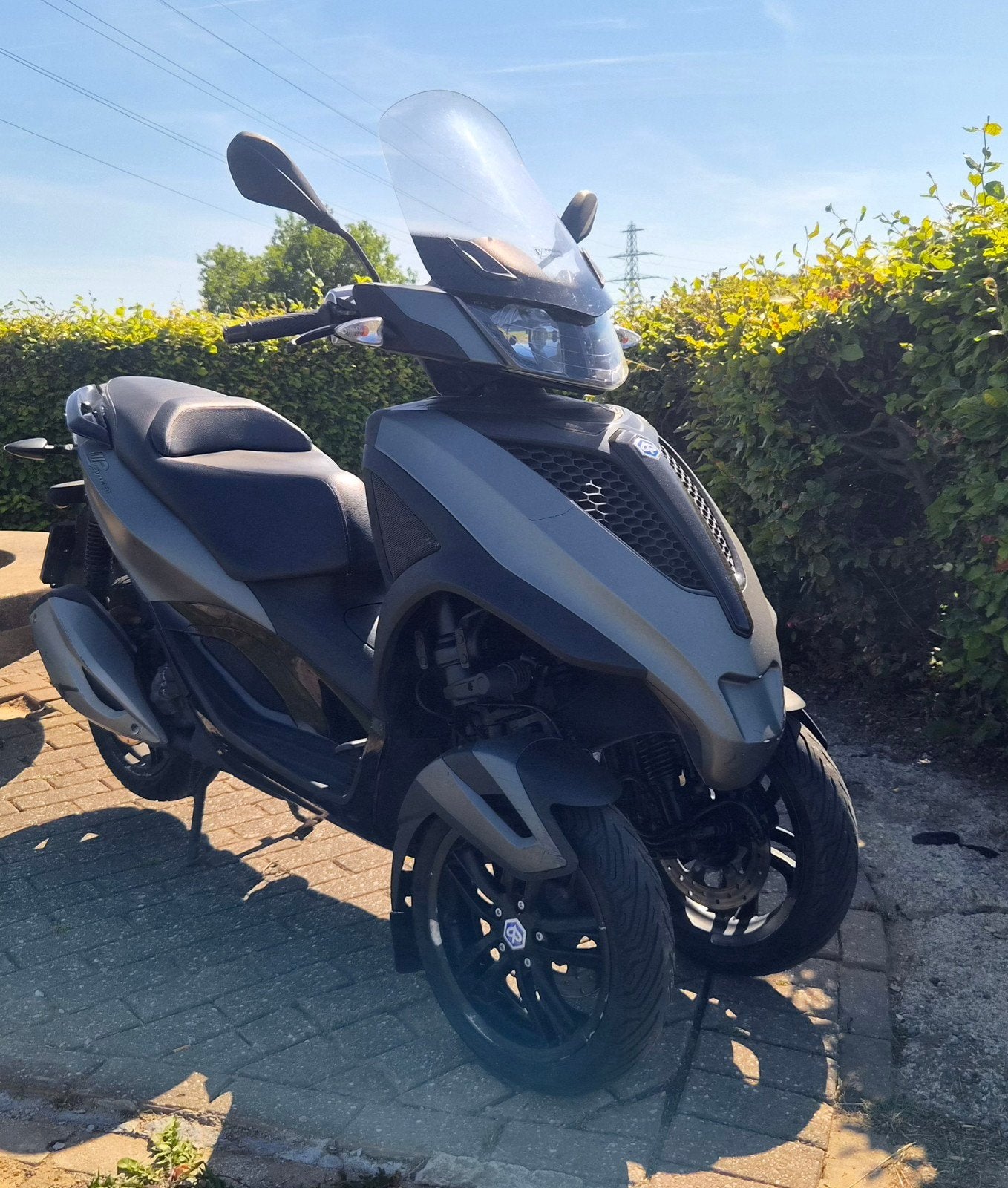 Piaggio MP3 300 LT Sport - Grijs - 2019 - Weinig kilometers, Ophalen, Gebruikt, Overige modellen, 298 cc