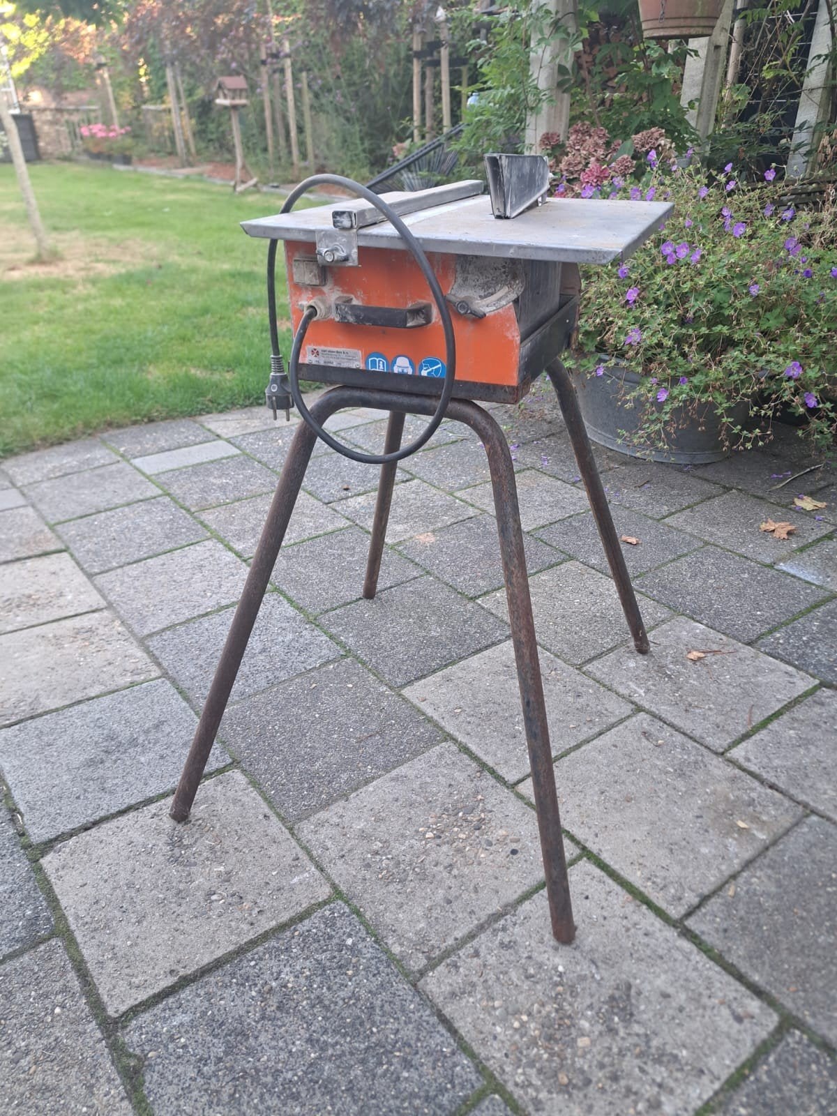 Tafelzaag steen, Doe-het-zelf en Verbouw, Ophalen, Gebruikt, Overige typen, 30 tot 70 mm