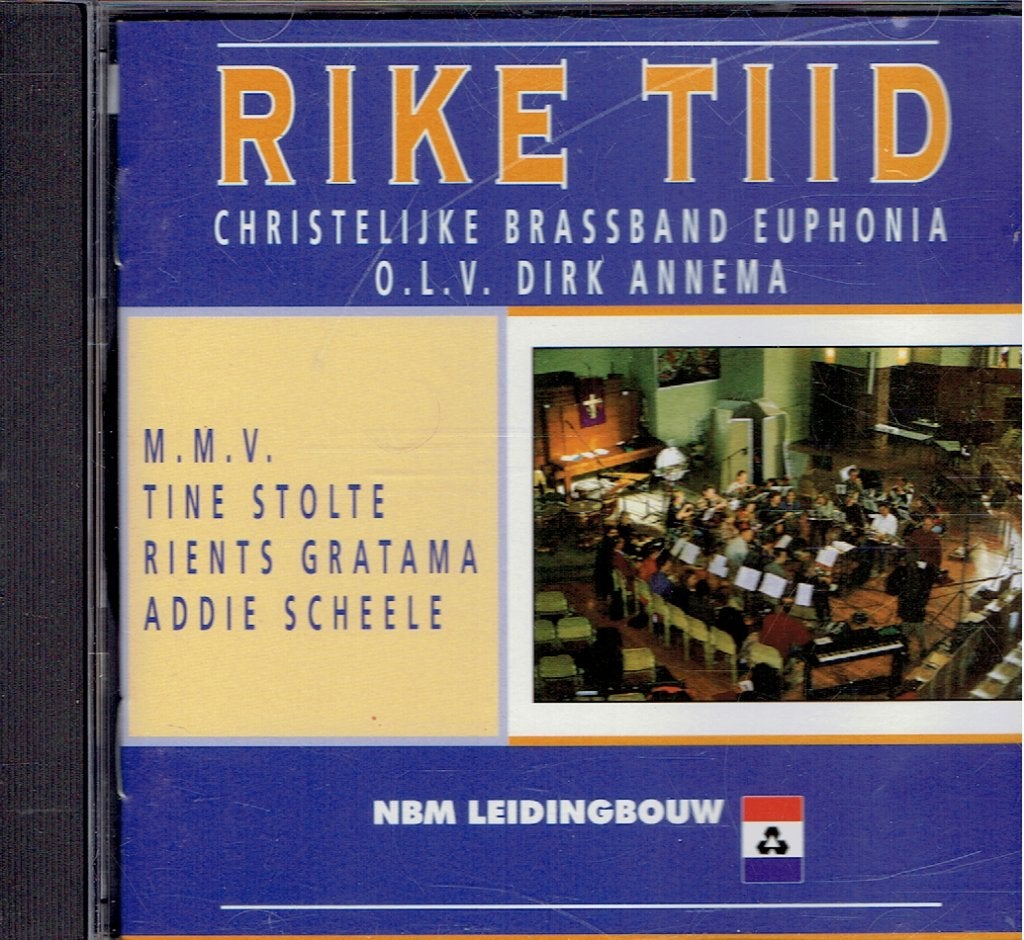 Hafabra - Rike Tiid - Christelijke Brassband Euphonia CD, Verzenden, Inclusief doosje, Album, Blaasorkest/fanfare