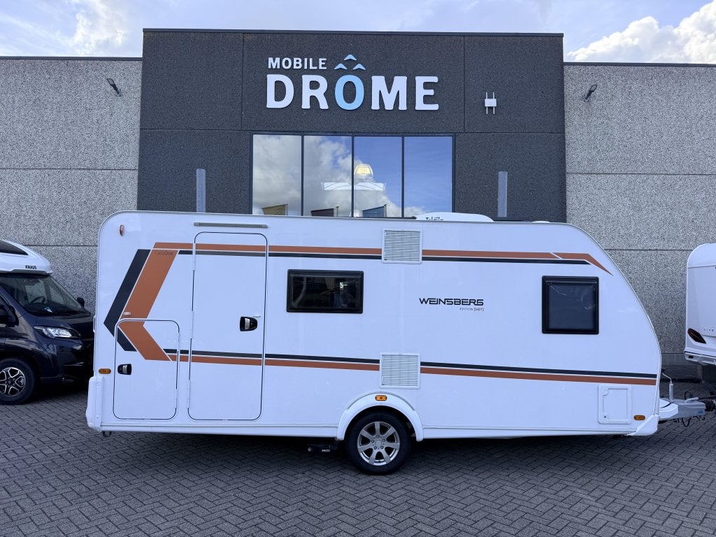 Weinsberg CaraOne Edition HOT 500 FDK Stapelbed/Airco/Mover, Caravans en Kamperen, Overige merken, Dwars-stapelbed, Overige, Tot en met 5