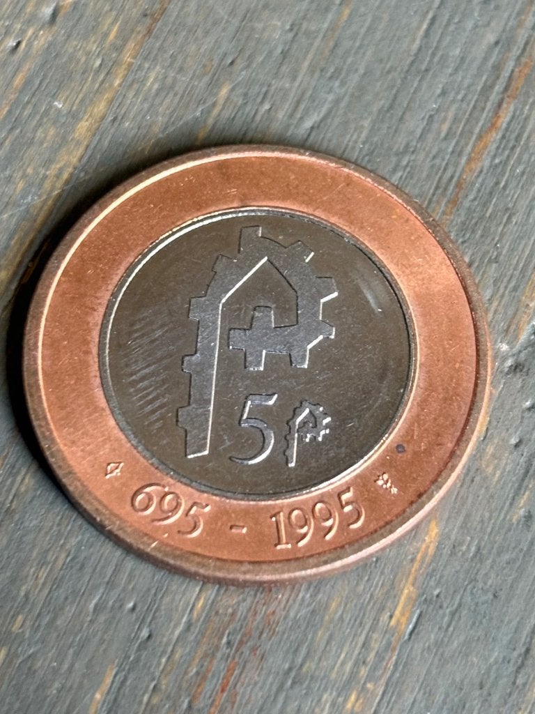 5 Florijn 1995 Utrecht, Postzegels en Munten, Ophalen of Verzenden, Overige materialen, Nederland