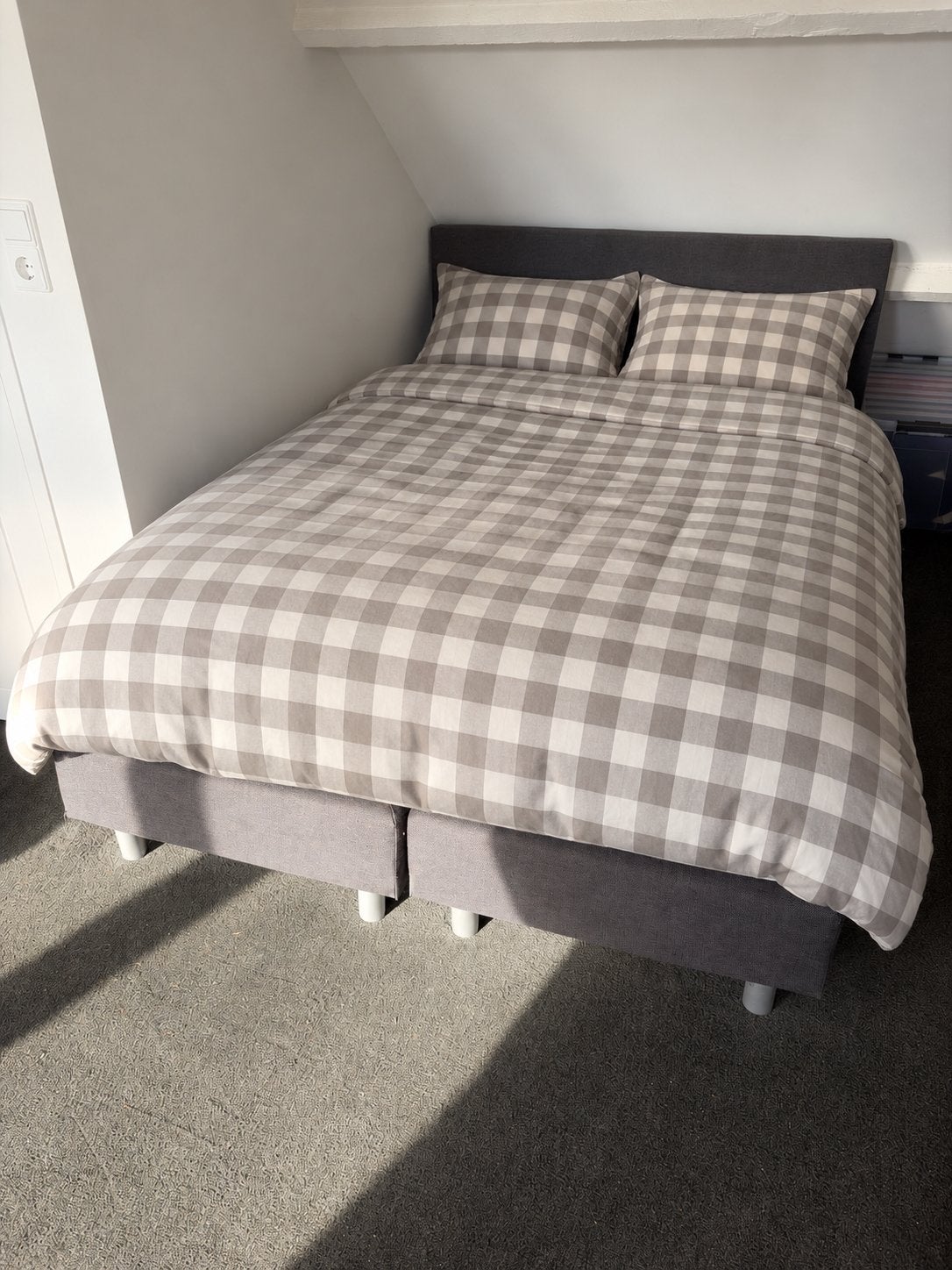 Boxspring 140x200cm van BeterBed, Ophalen, Zo goed als nieuw, Twijfelaar, 140 cm