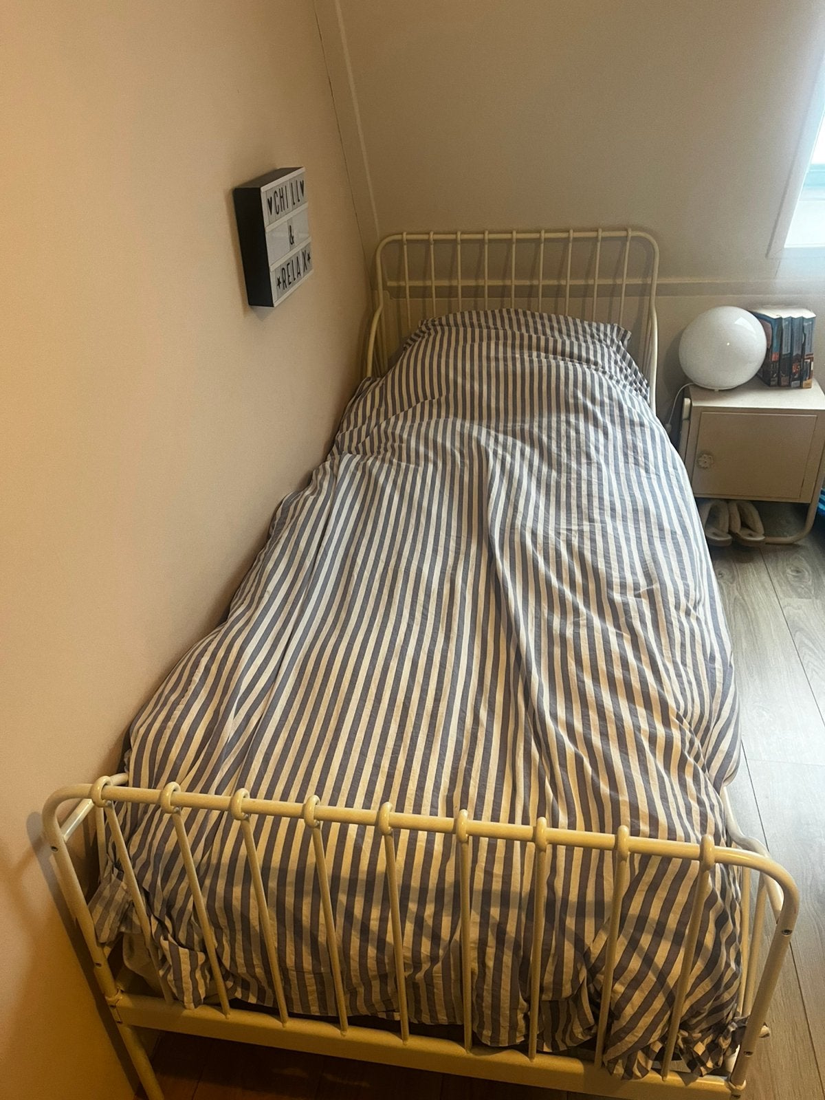 Ikea Minnen meegroeibed, Ophalen, Gebruikt, Eenpersoons, Wit