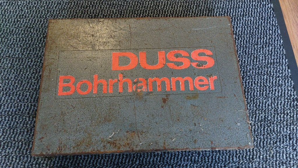 Duss Boorhamer P28 600 w zeskant bek 13 mm incl hulpstukken, Doe-het-zelf en Verbouw, Ophalen, Gebruikt, 600 watt of meer, Boor- en/of Breekhamer