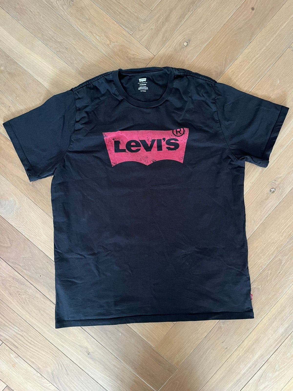 Levi’s shirt t- shirt maat XL, Ophalen of Verzenden, Gedragen, Maat 56/58 (XL), Zwart