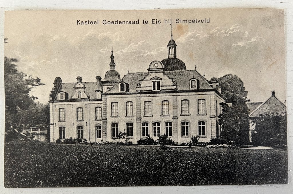 Oude Ansichtkaart - Simpelveld - Kasteel Goedenraad te Eis, Ophalen of Verzenden, Voor 1920, Ongelopen, Limburg