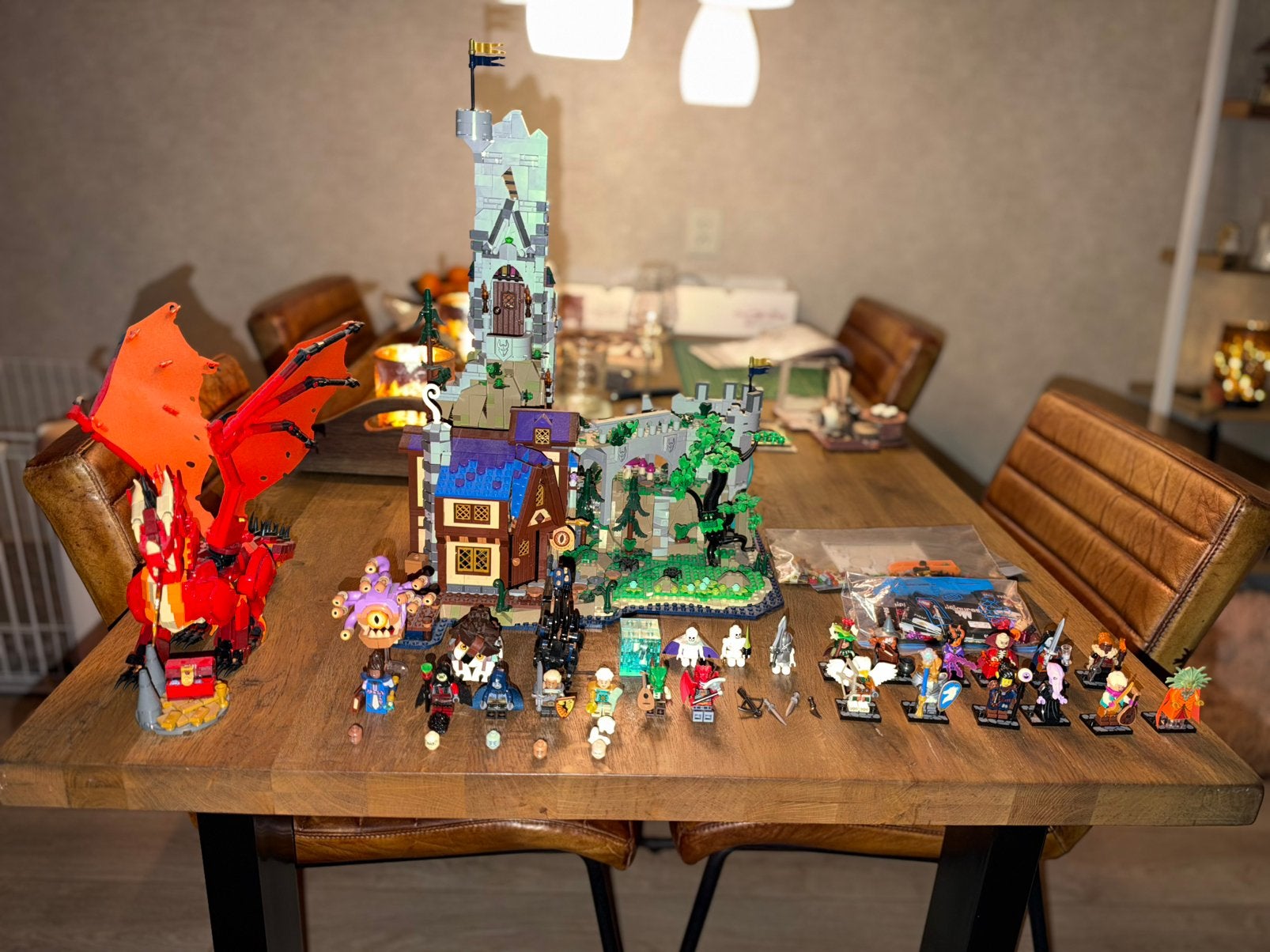 ZGAN Lego Dungeons & Dragons 21348 + 71047 D&D Minifiguren, Ophalen, Inclusief instructies, Lego, Complete set
