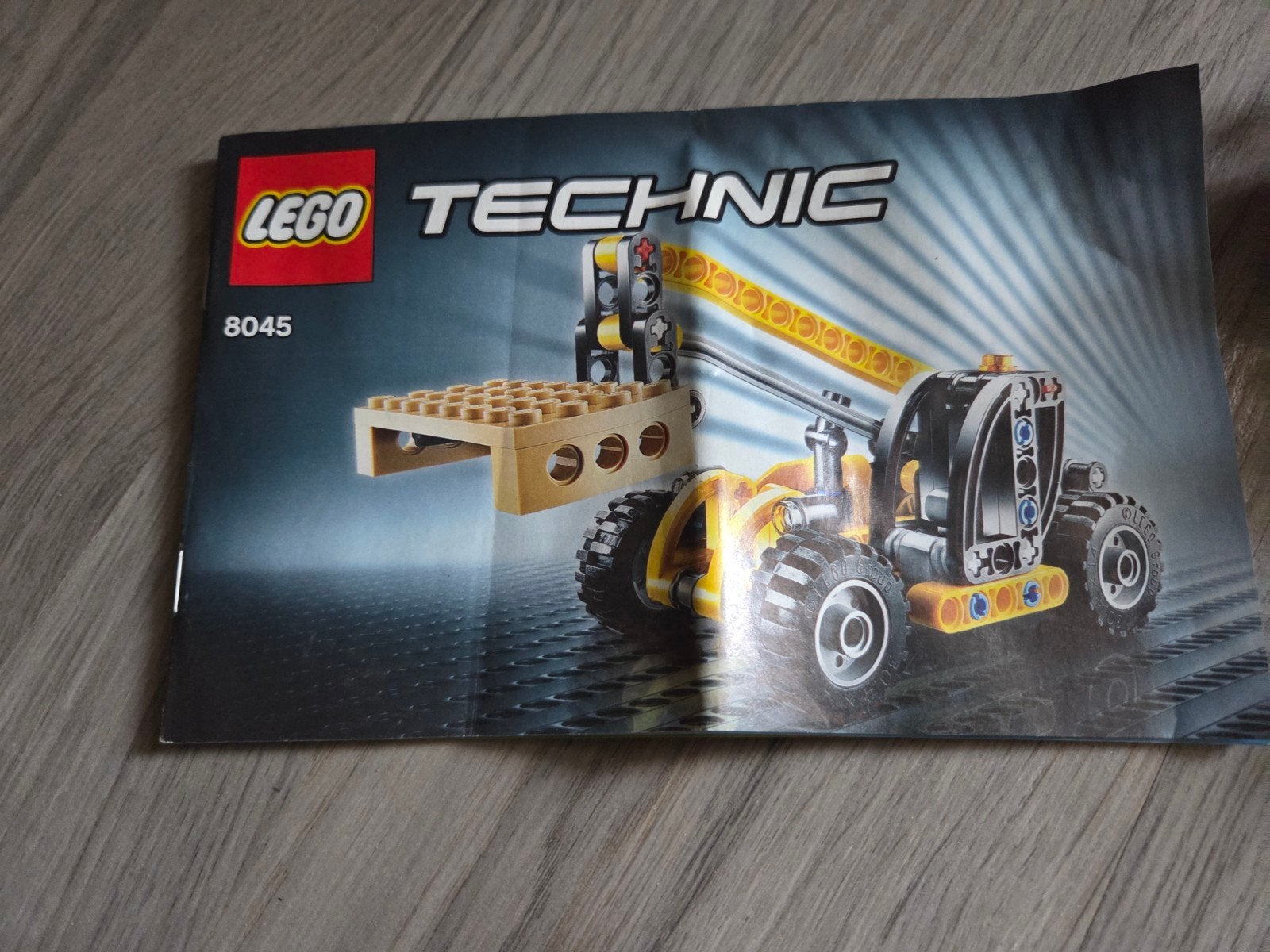 Lego Technic 8045 - Telescooplader met handleiding, Ophalen, Zo goed als nieuw, Overige merken