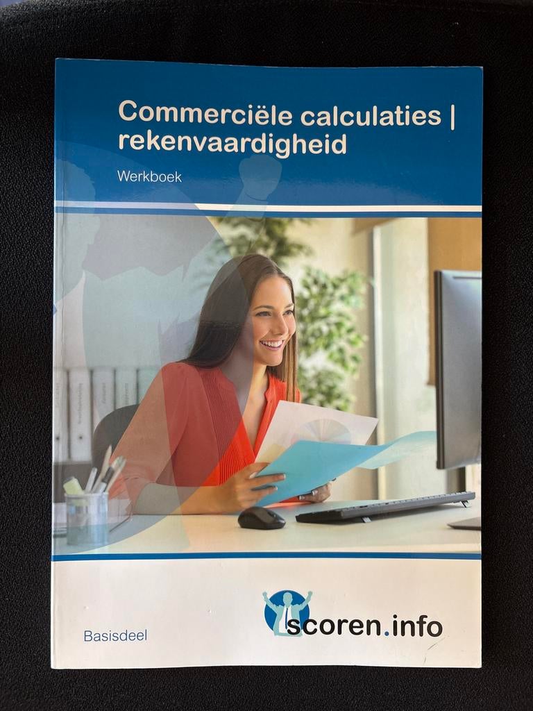Commerciële calculaties | rekenvaardigheid Werkboek, Ophalen of Verzenden, Gamma, Zo goed als nieuw, MBO
