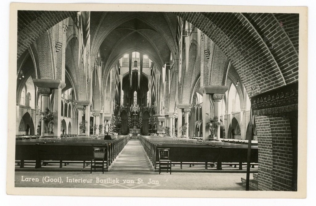 Laren (N-H), Verzenden, 1940 tot 1960, Gelopen, Noord-Holland