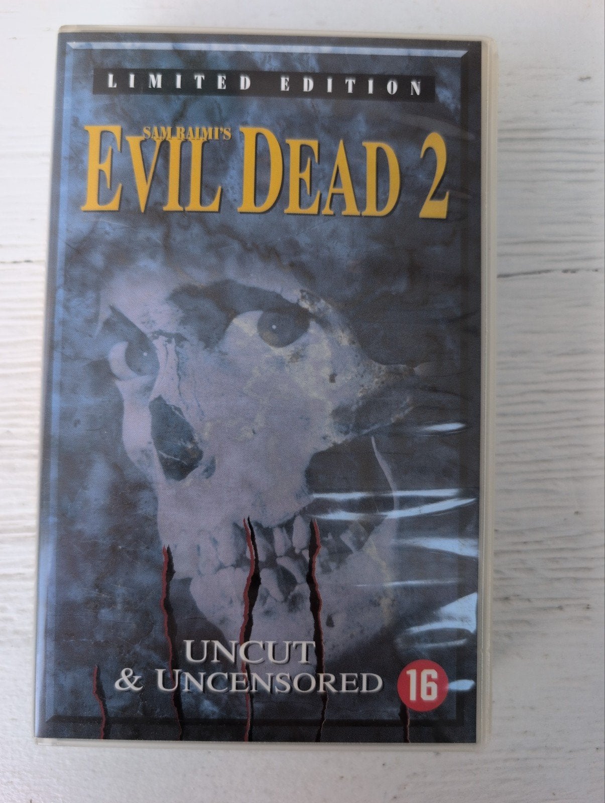 Evil Dead 2 - Limited Edition VHS (Uncut & Uncensored), Vanaf 16 jaar, Ophalen of Verzenden, Horror, VHS