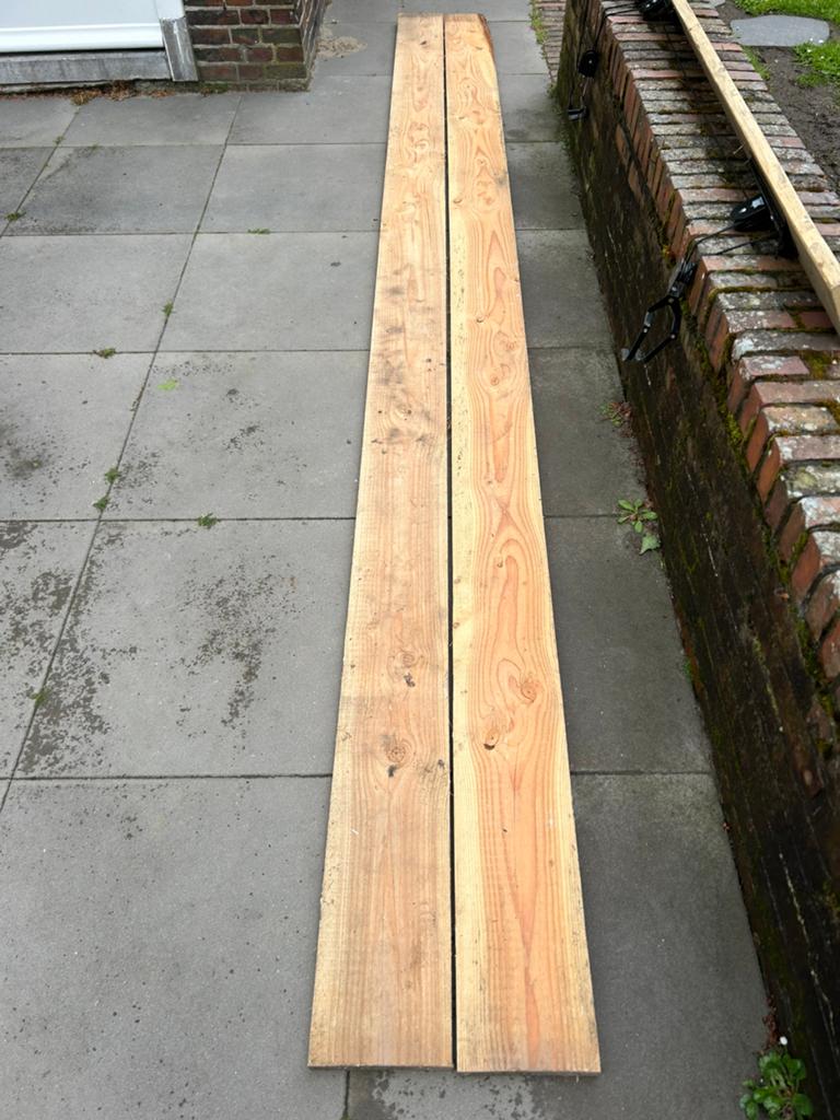 Houten steiger planken, Ophalen, Zo goed als nieuw, 250 cm of meer, Planken