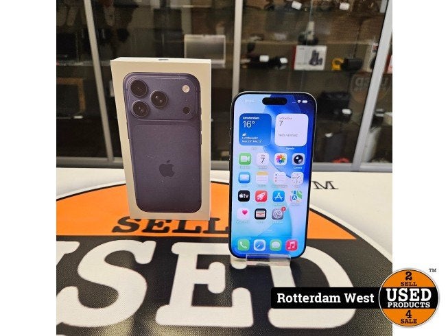 Iphone 17 Pro 256GB - Accu 100% (cycle 0) - NEW, Apple, Zo goed als nieuw, Support@apple.com, One Apple Park Way
Cupertino, CA 95014
United States