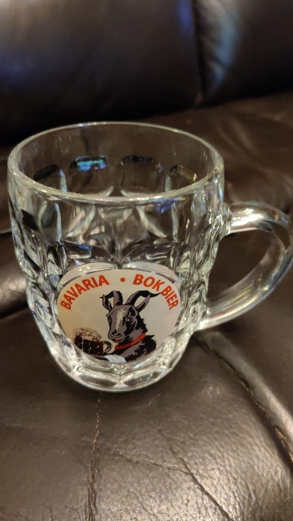 Bavaria Bokglas bierglas glas in doos, Ophalen of Verzenden, Nieuw, Glas of Glazen, Bavaria