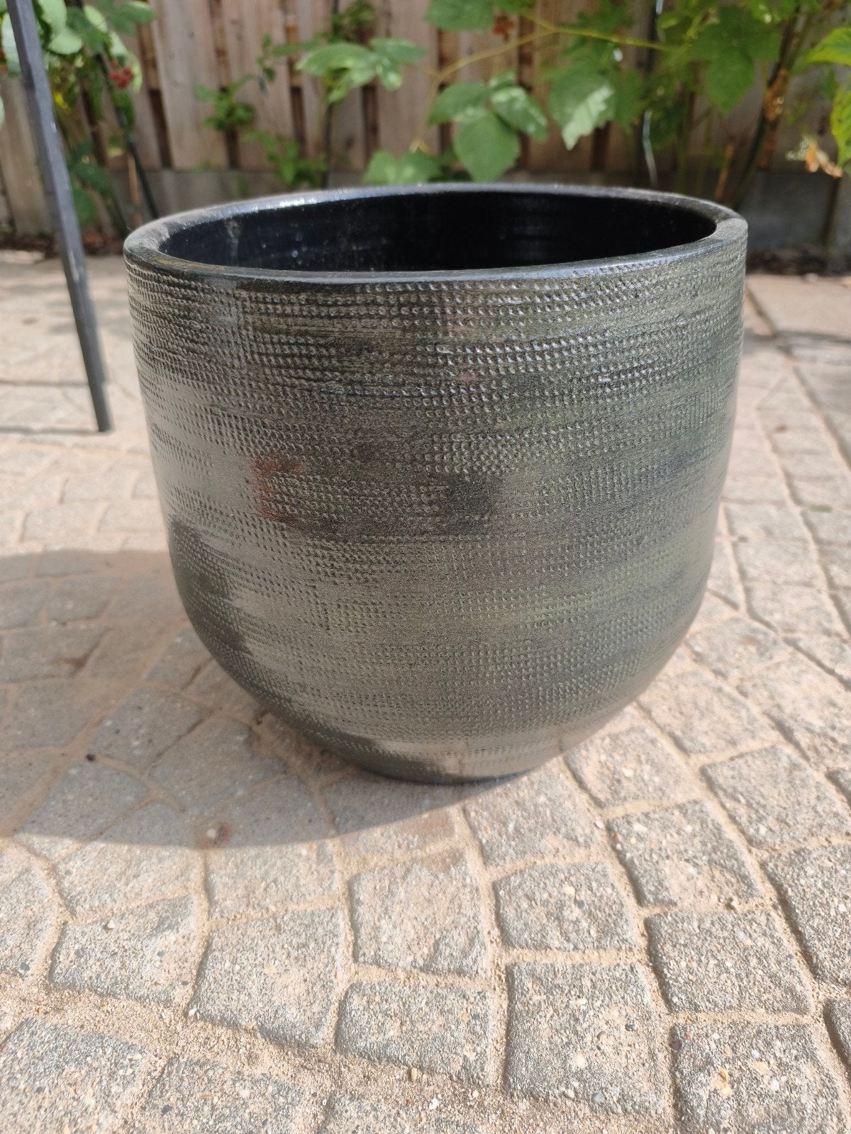 Stijlvolle Bloempot HS Indoor Ceramics - 26 cm Hoog/Breed, Tuin en Terras, Bloempotten, 25 tot 40 cm, Rond, Binnen, Ophalen of Verzenden