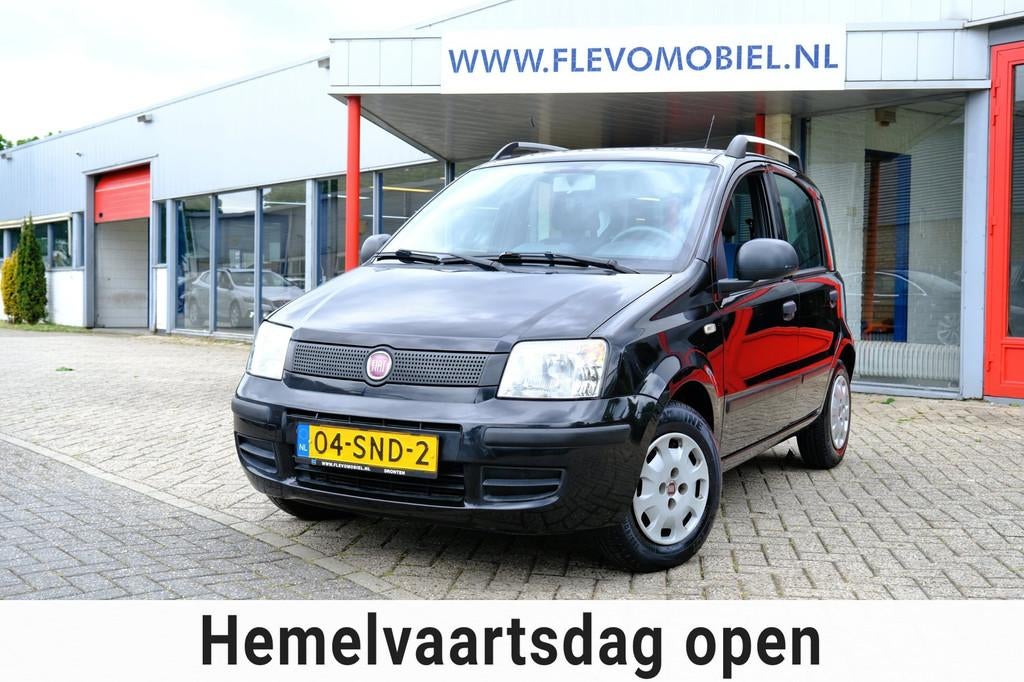 Fiat Panda 1.2 Active 5-drs *75.150km!* Airco|1e Eigenaar!, Auto's, Euro 5, Gebruikt, 1242 cc, Zwart