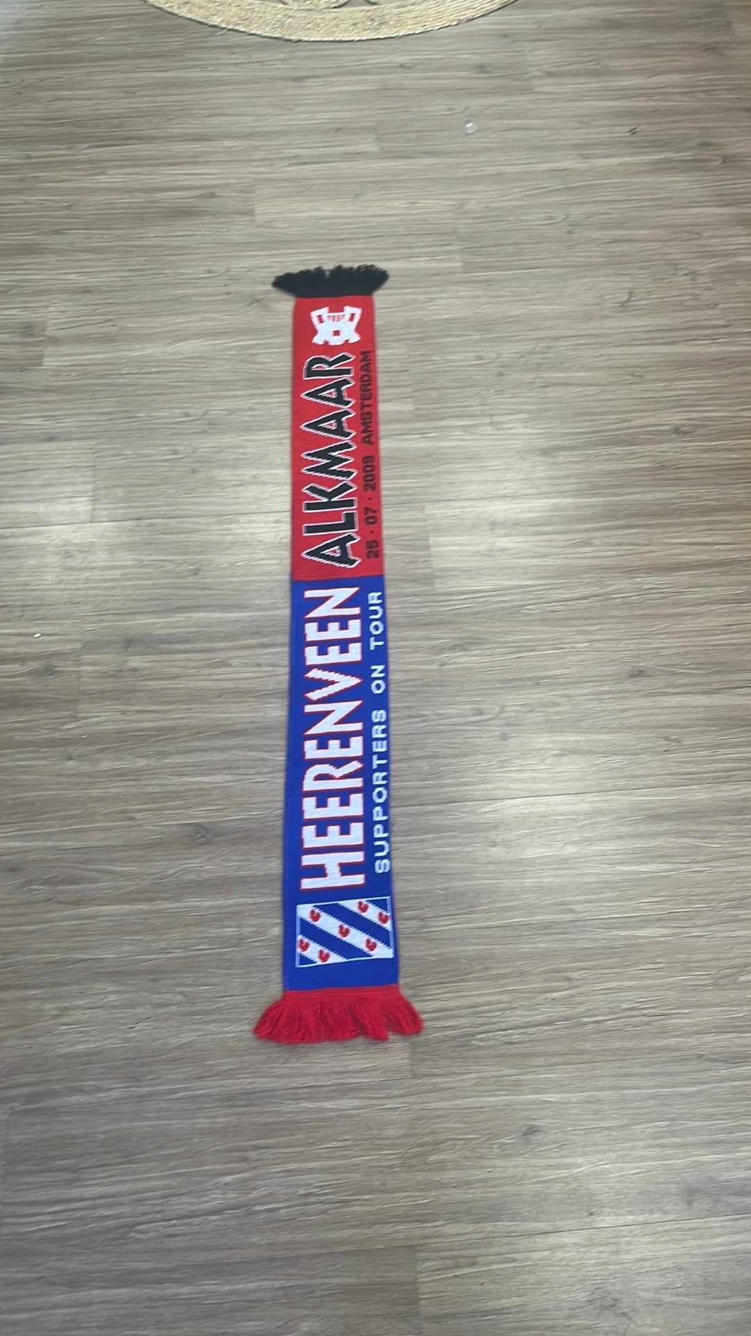 AZ-Heerenveen voetbalsjaal, Verzamelen, Ophalen of Verzenden, Zo goed als nieuw, AZ, Vaantje of Sjaal