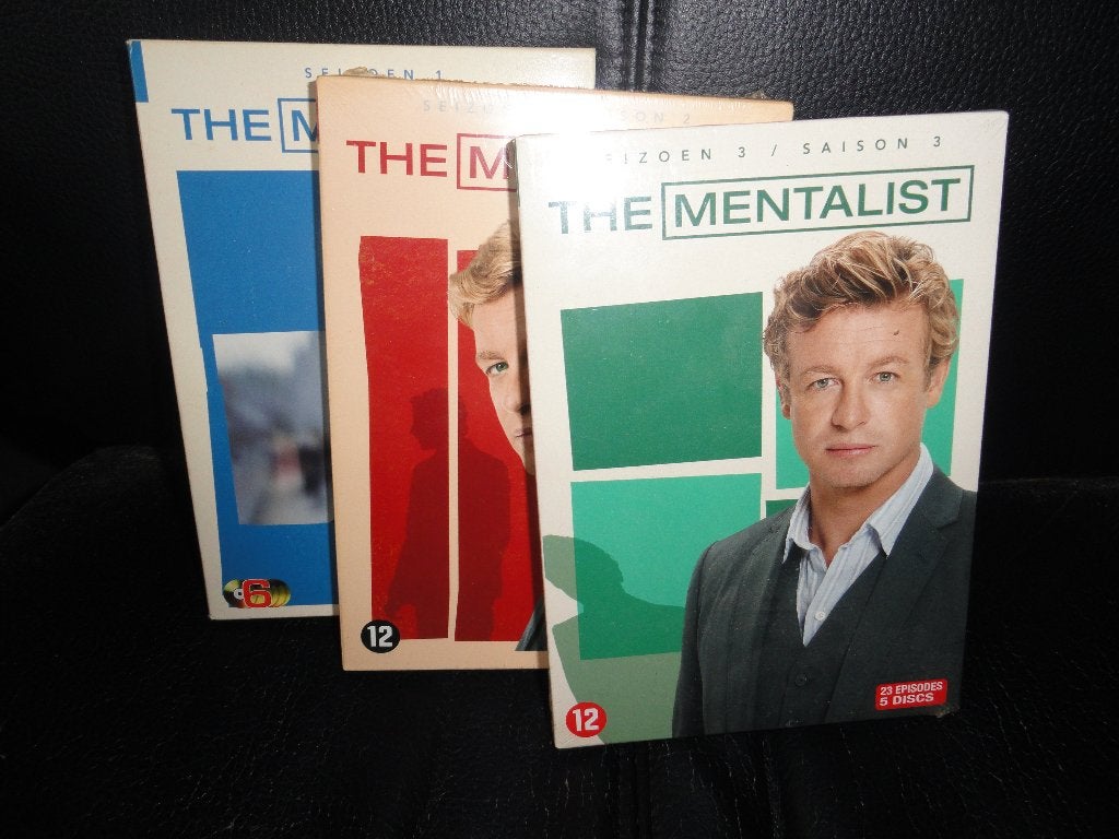 The Mentalist seizoen 1 2 en 3, Alle leeftijden, Ophalen, Zo goed als nieuw, Detective en Krimi