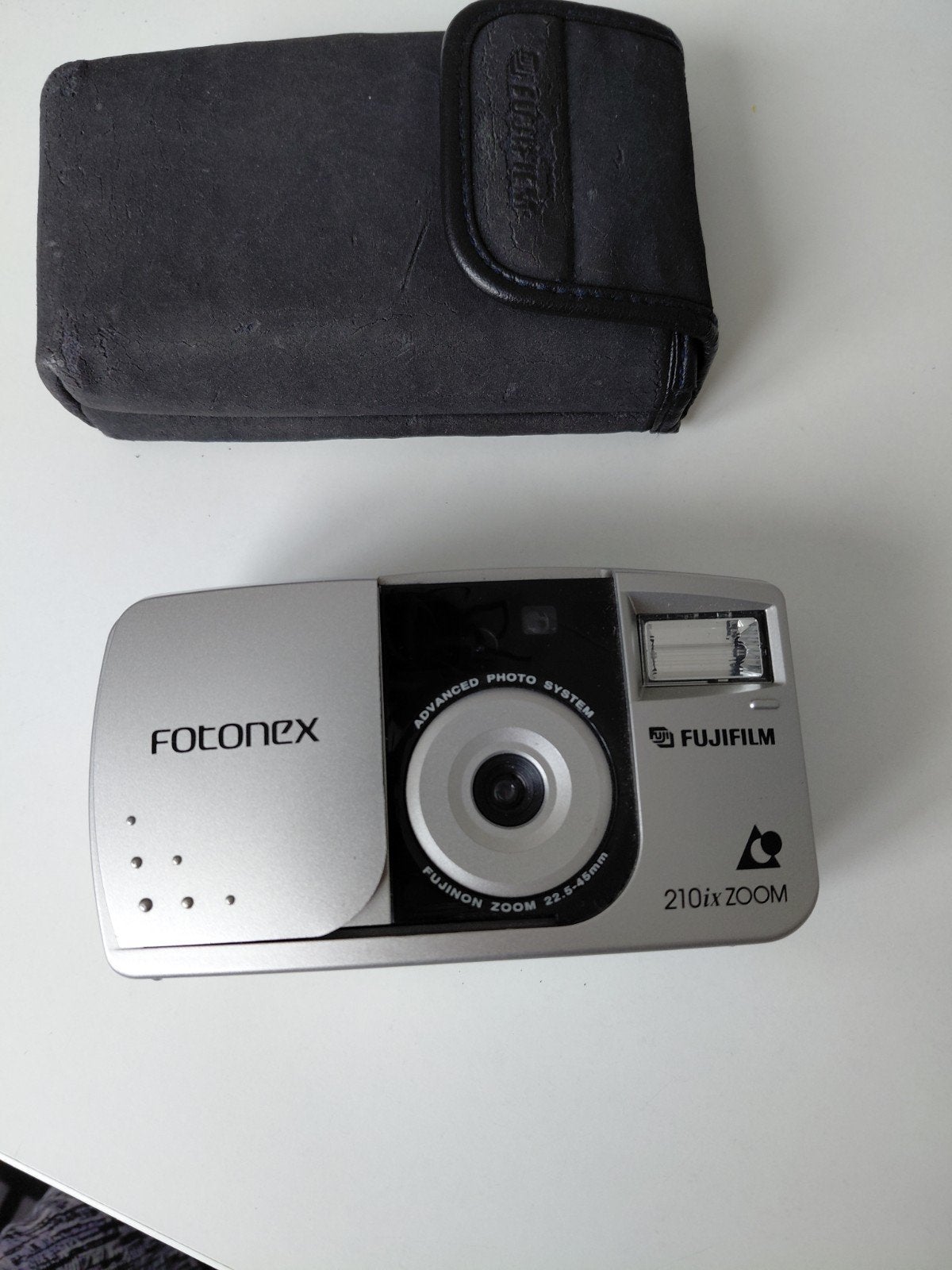 Fujifilm Fotonex 210ix Zoom APS camera met tasje, Ophalen, Gebruikt, Compact, Fuji