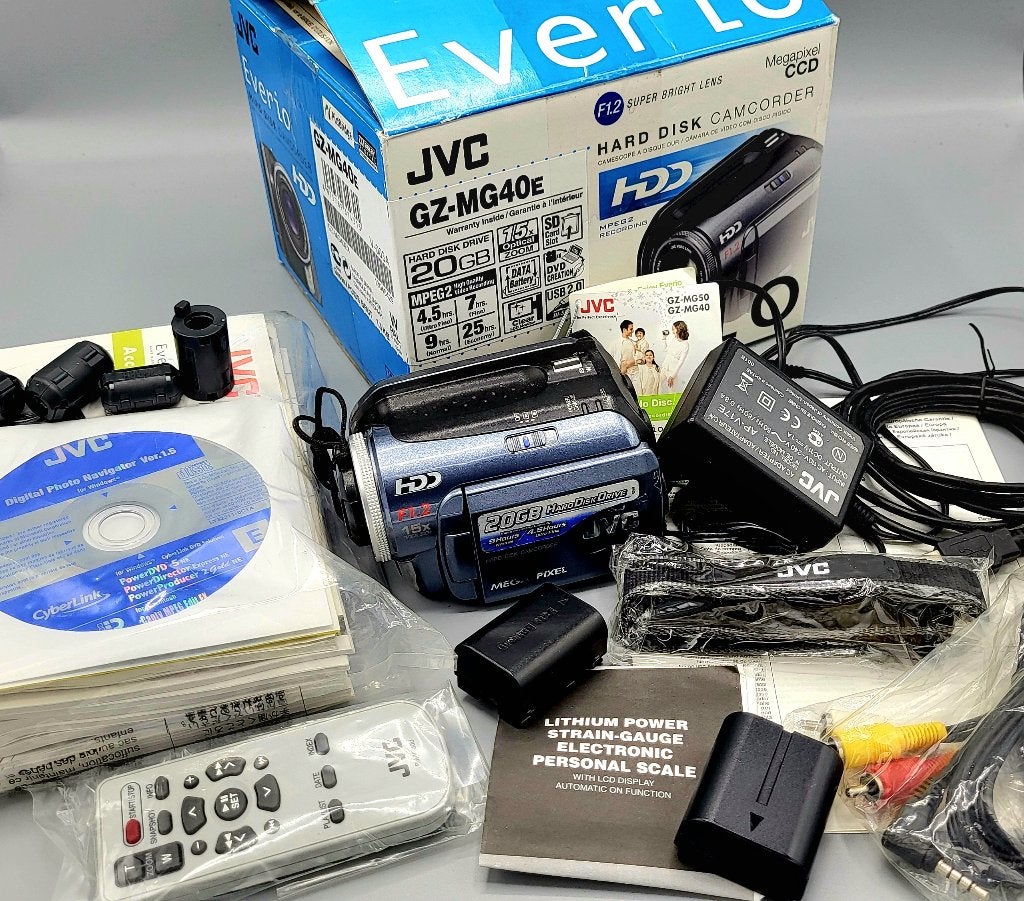 JVC Everio GZ-MG40E Camcorder (20GB) – in Originele Doos!, Harde schijf, JVC, 20x of meer, Ophalen of Verzenden