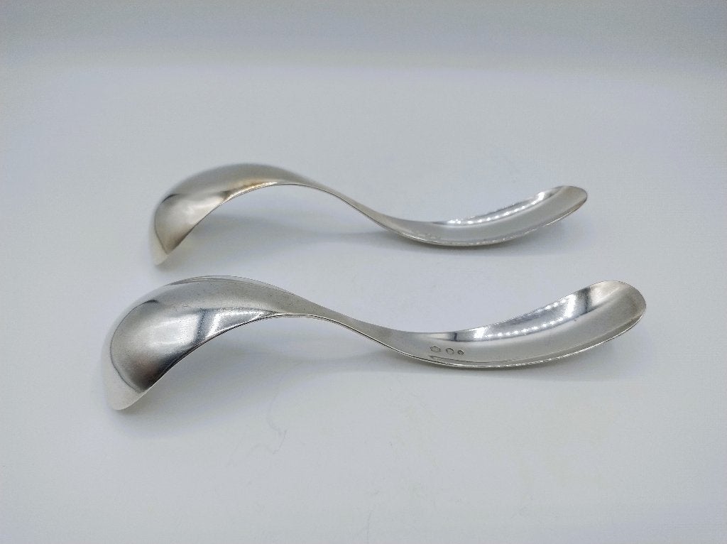 Set zilveren jamlepels, J. Kooiman, Schoonhoven, 1883, Verzenden