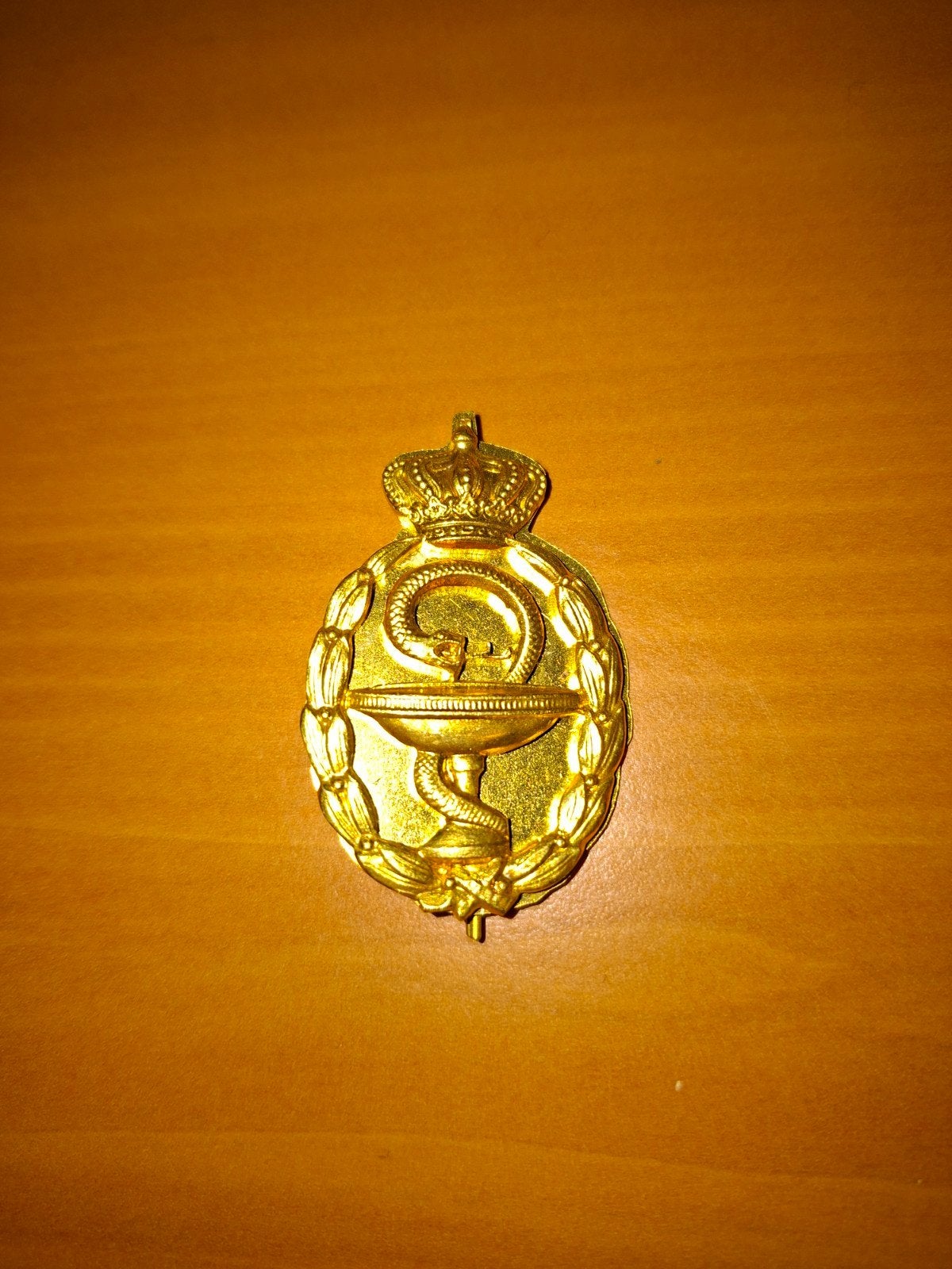 embleem apotheker, Verzamelen, Ophalen of Verzenden, Landmacht, Nederland, Embleem of Badge