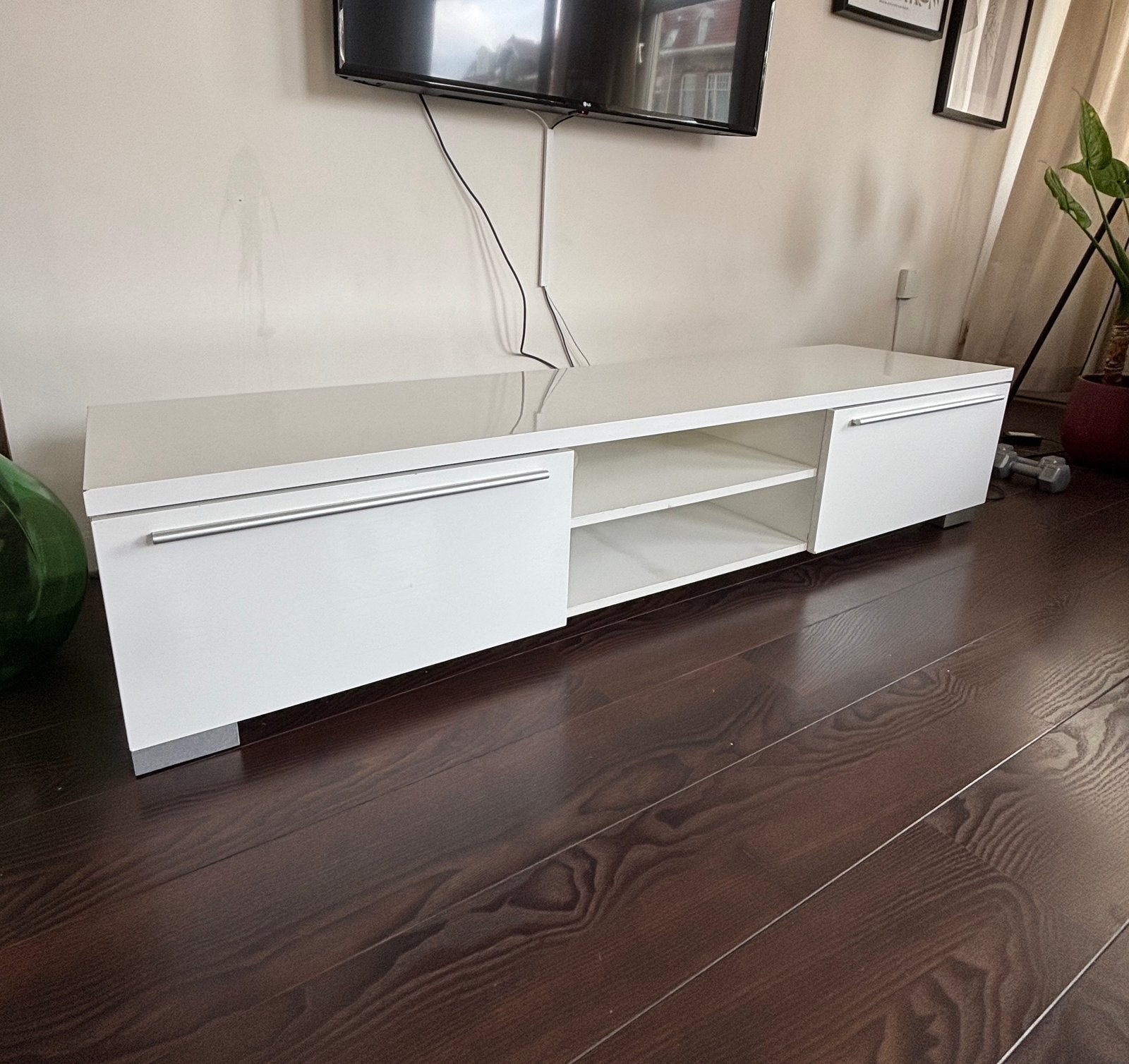 TV meubel, Huis en Inrichting, Ophalen, Gebruikt, 150 tot 200 cm, Minder dan 100 cm
