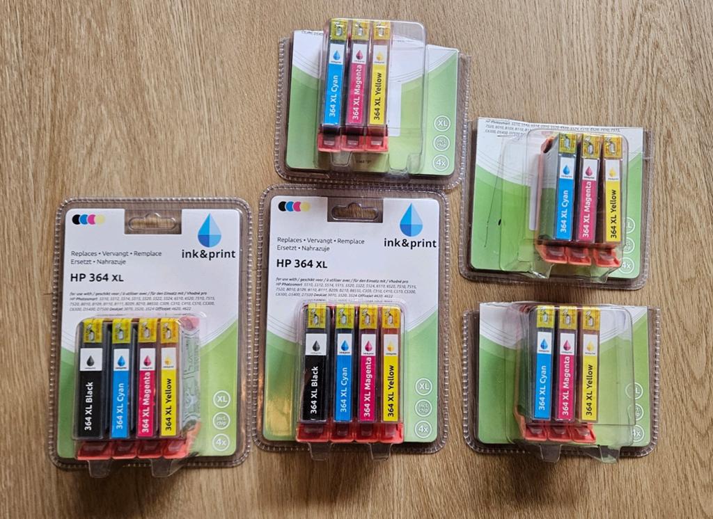 HP 364 XL Cartridges - Inkt & Print, Computers en Software, Ophalen, Nieuw, Cartridge, Ink & Print (compatibel met HP)