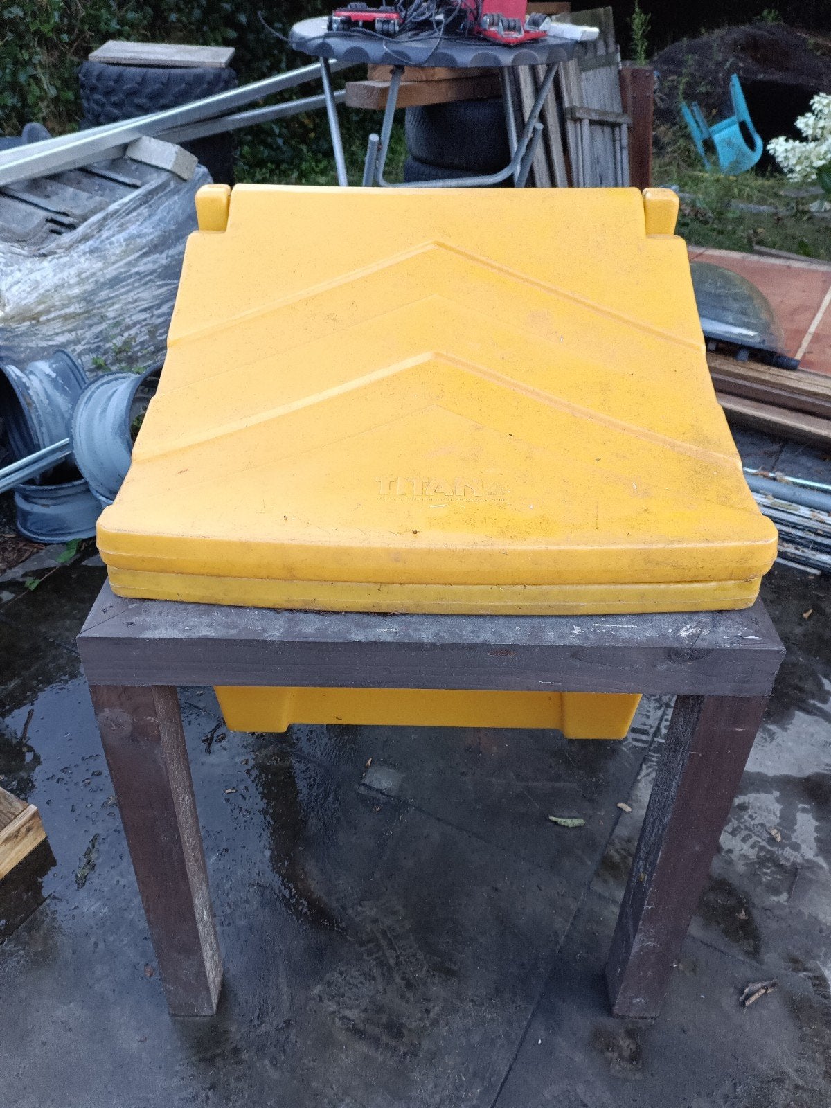 waterdichte bak voor strooizout of pakketontvangst buiten!, Ophalen, Gebruikt, 40 tot 60 cm, Bak of Kist