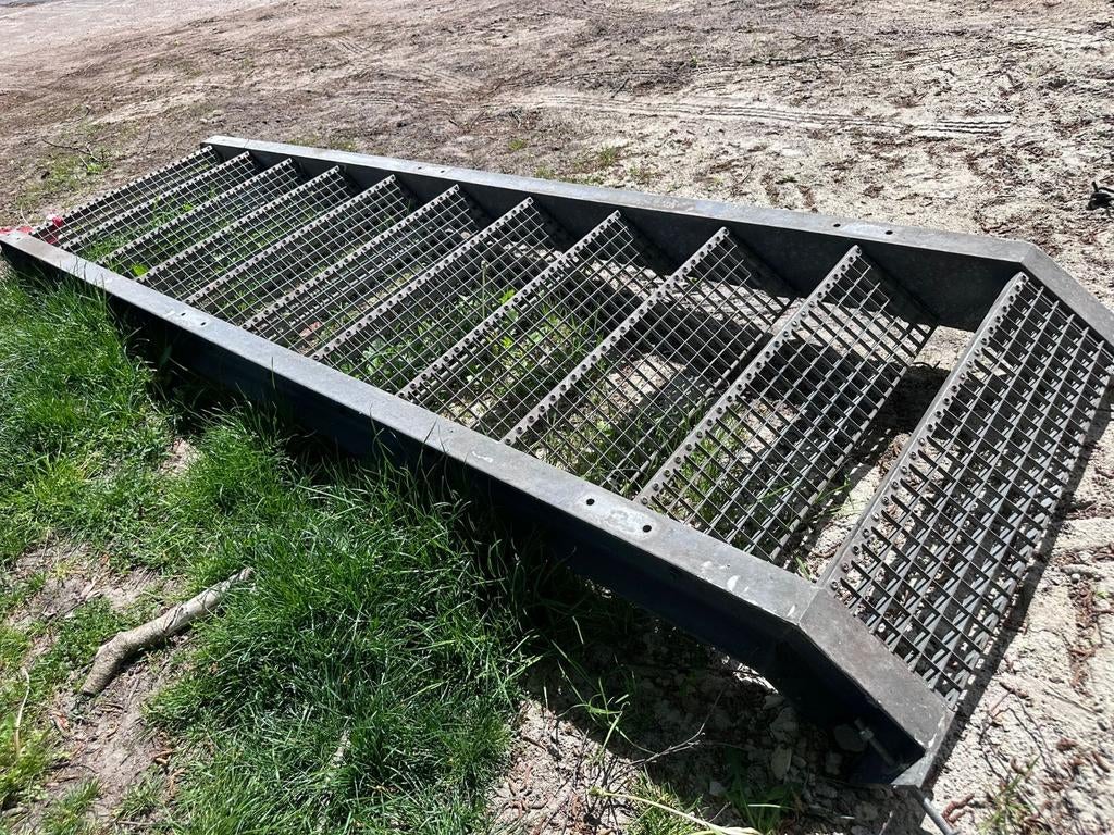 Stalen trap, Doe-het-zelf en Verbouw, Ladders en Trappen, Ophalen, Gebruikt, ., Trap