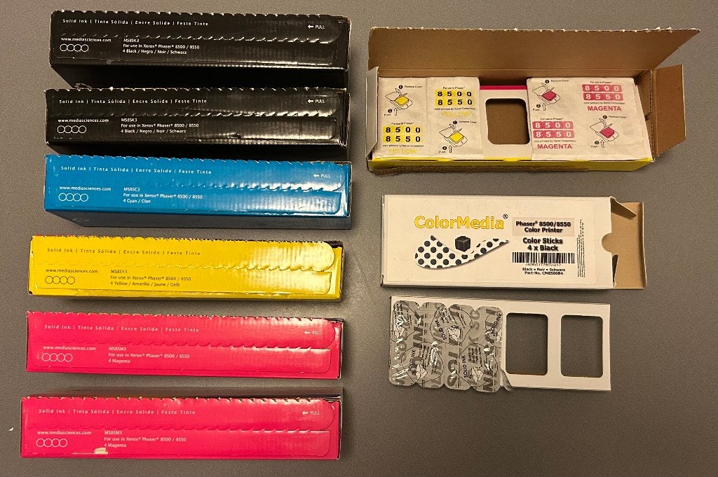 Solid inkt color sticks Xerox Phaser 8500 / 8550, Computers en Software, Printer, Nieuw, Ophalen of Verzenden, Xeros