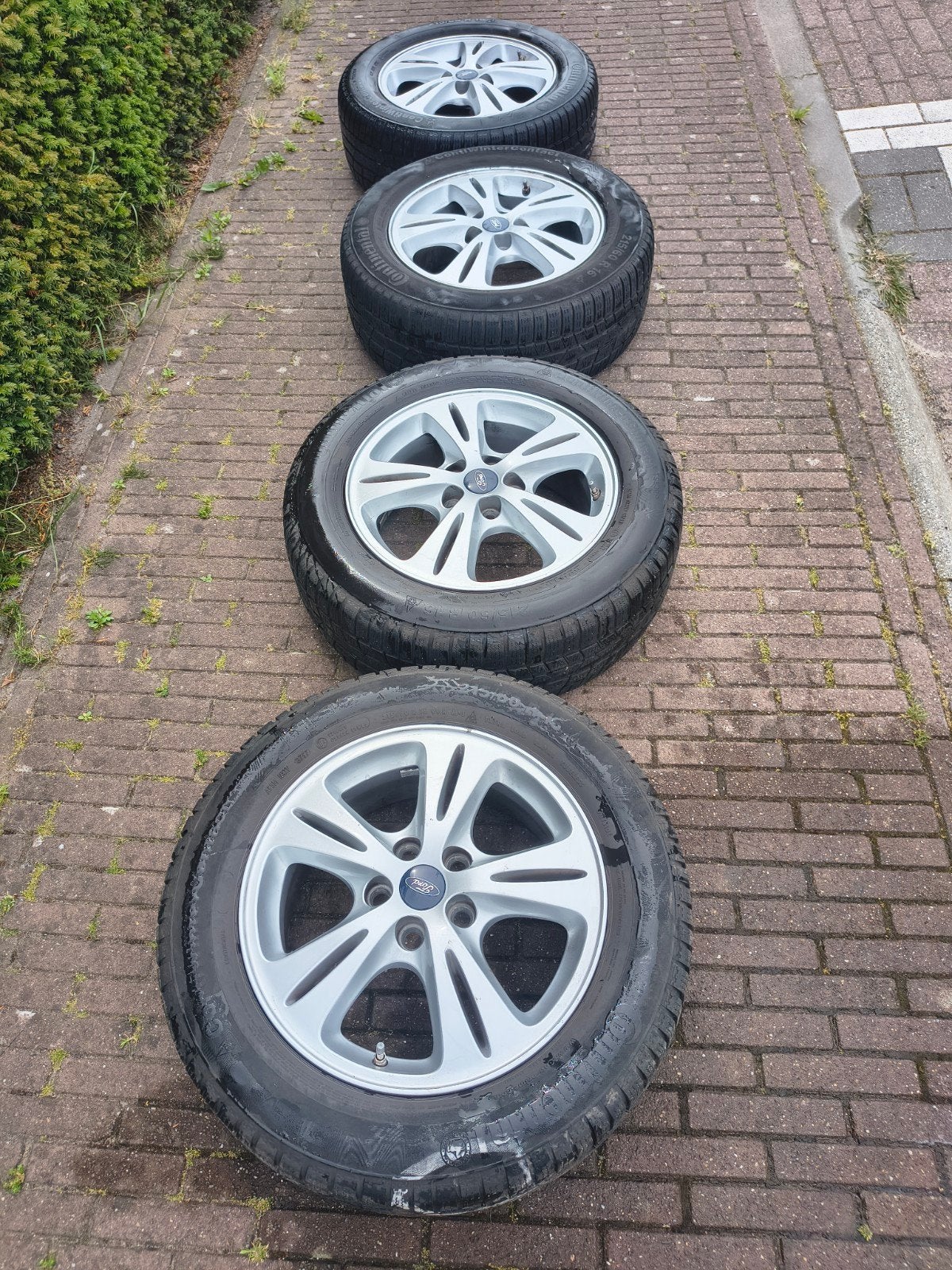 16 inch Velgen met winterbanden Ford (S-Max), Ophalen of Verzenden