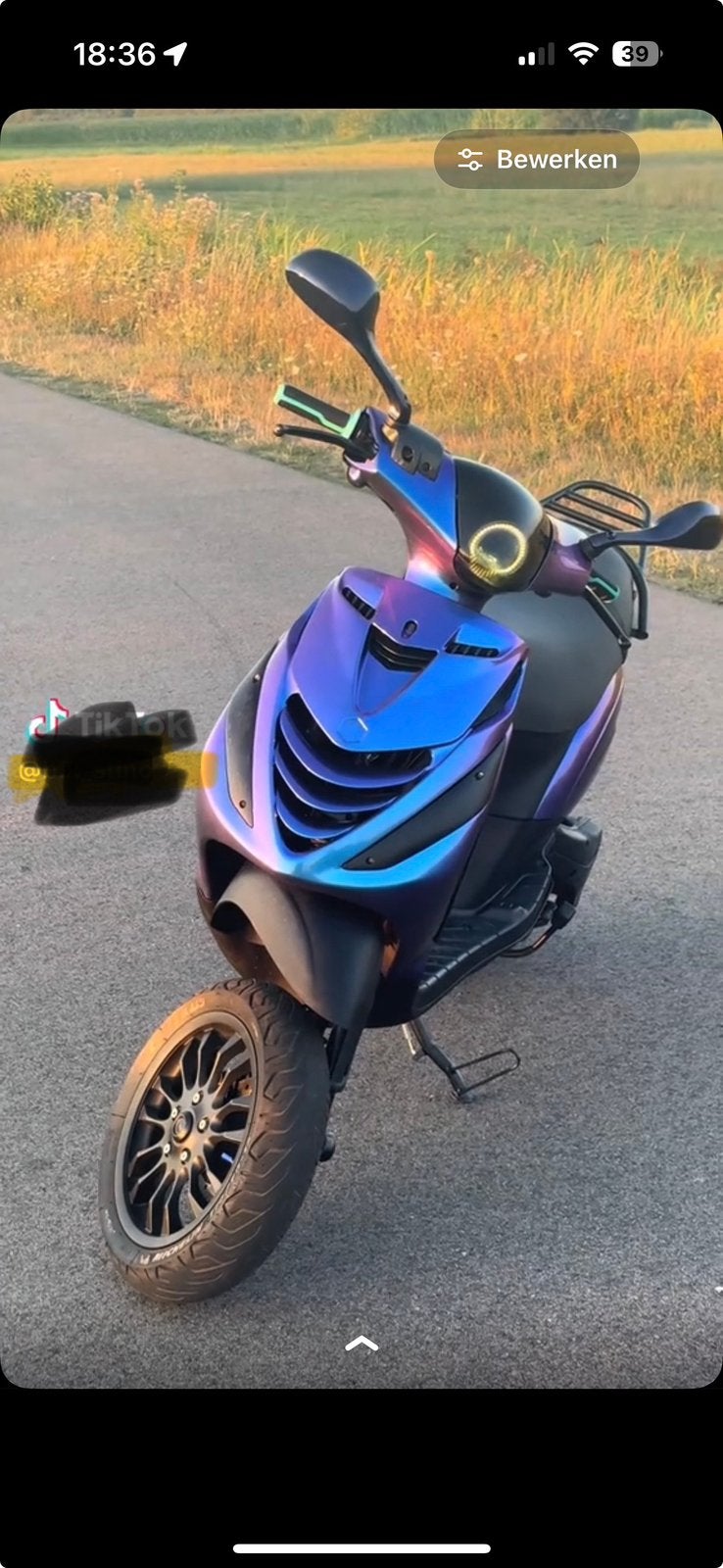 Piaggio zip 4t 80 cc malossi, Ophalen, Zo goed als nieuw, Benzine, Zip