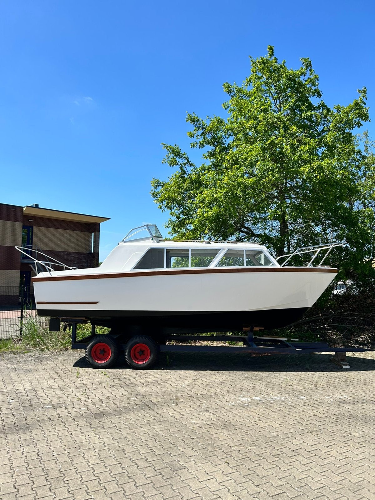 Kajuitmotorboot 40 pk - laatste loodjes!, Gebruikt, Kruiser, Polyester, Ophalen