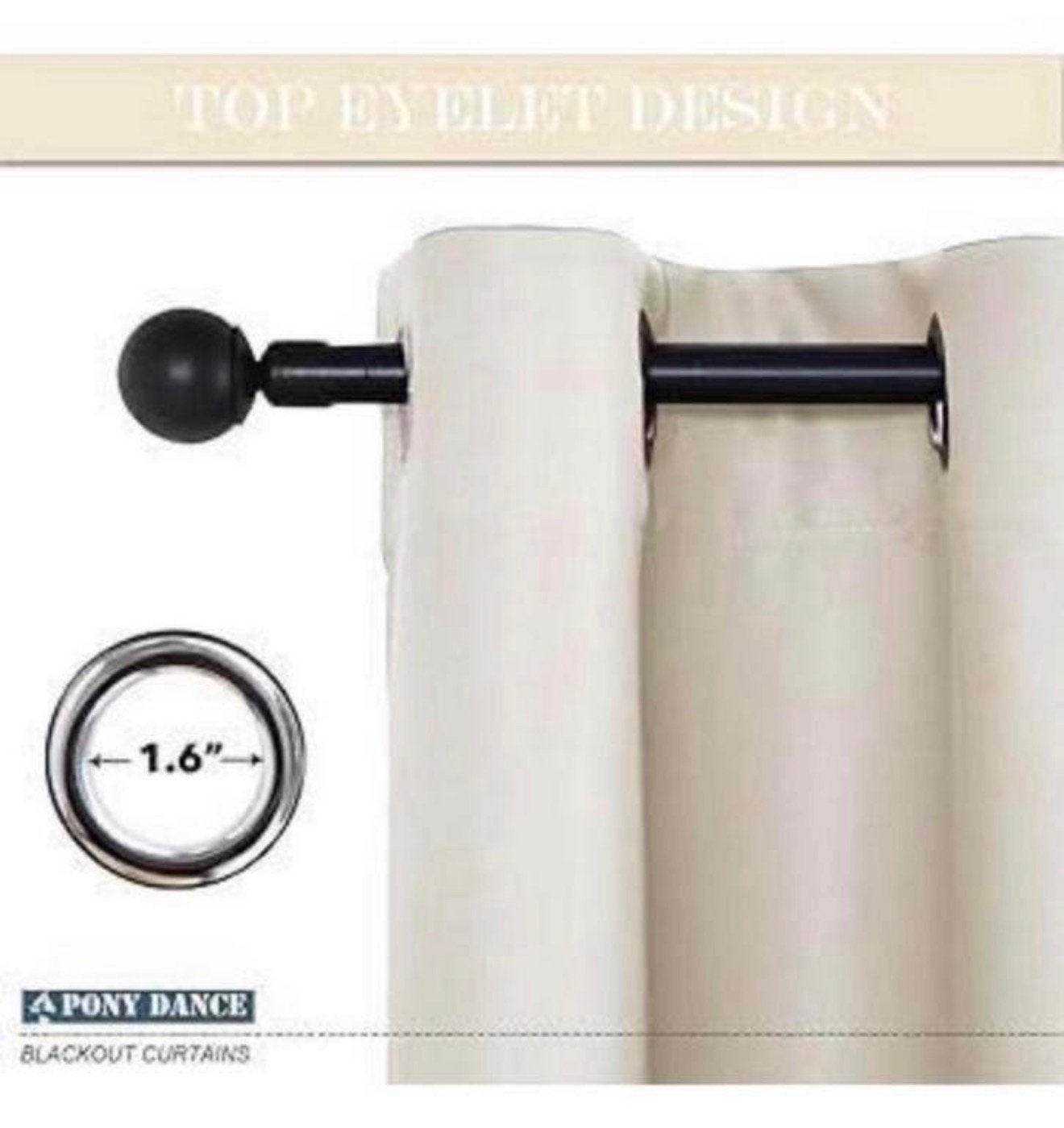 Licht-beige Isolerende thermische gordijnen 140 x 220 set, Huis en Inrichting, Stoffering | Gordijnen en Lamellen, Bruin, 100 tot 150 cm