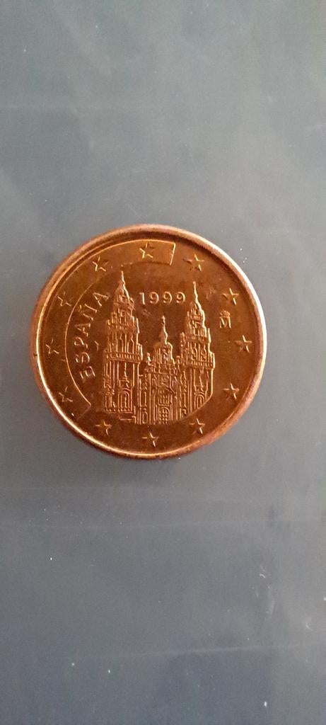 Zeldzame Spaanse 1 cent munt uit 1999, Ophalen of Verzenden, Spanje, 1 cent, Losse munt