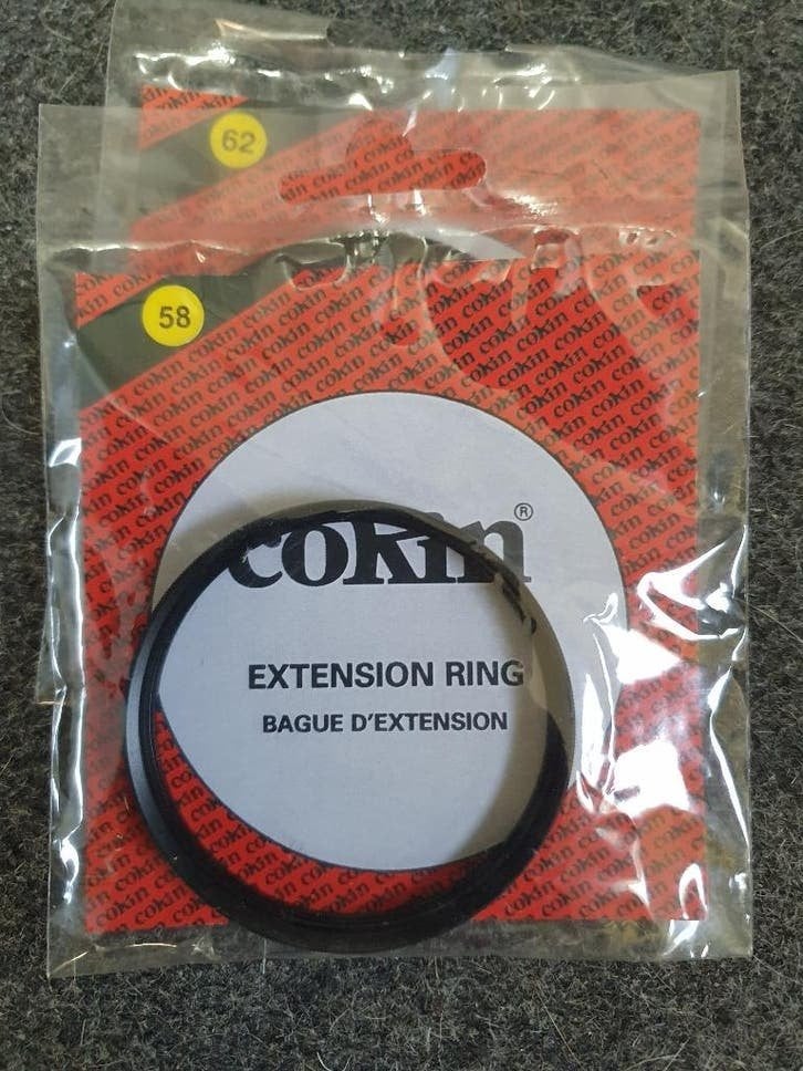 Cokin Extension Ring 58 mm, Audio, Tv en Foto, Fotografie | Filters, Ophalen of Verzenden, Eiberstraat 9 te Dokkum, 50 tot 60 mm