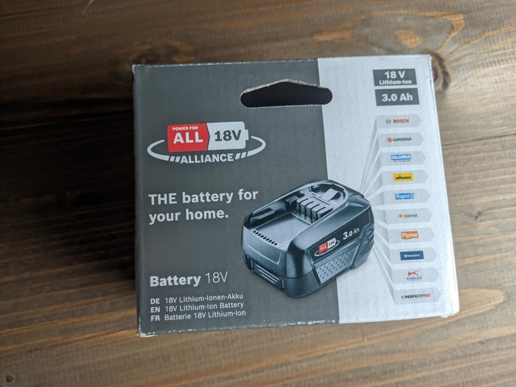 Bosch accu 18v. Power for all., Doe-het-zelf en Verbouw, Ophalen of Verzenden, Nieuw