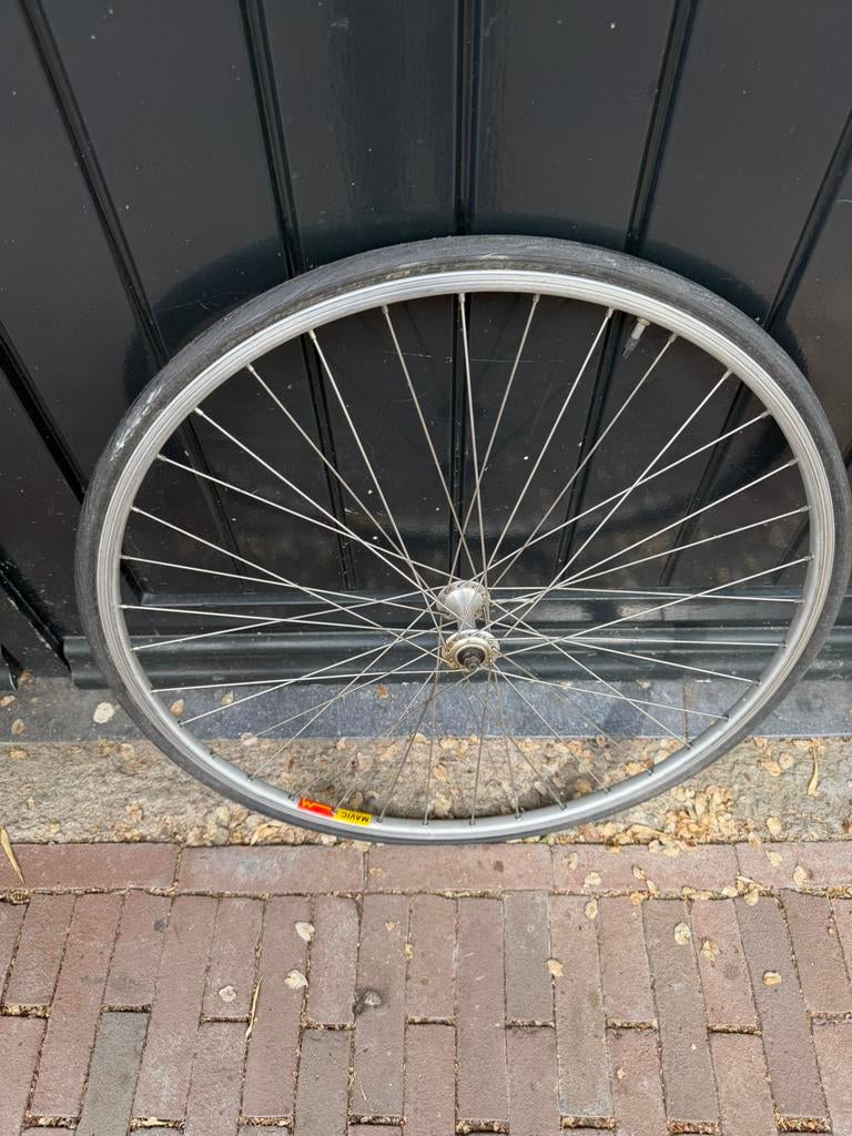 Voorwiel racefiets mavic campagnolo, Ophalen, Gebruikt