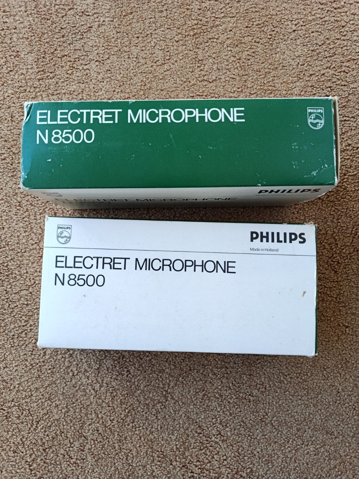 Philips Electret Microfoon N 8500 vintage als nieuw!, Ophalen of Verzenden, Zo goed als nieuw, Overige typen