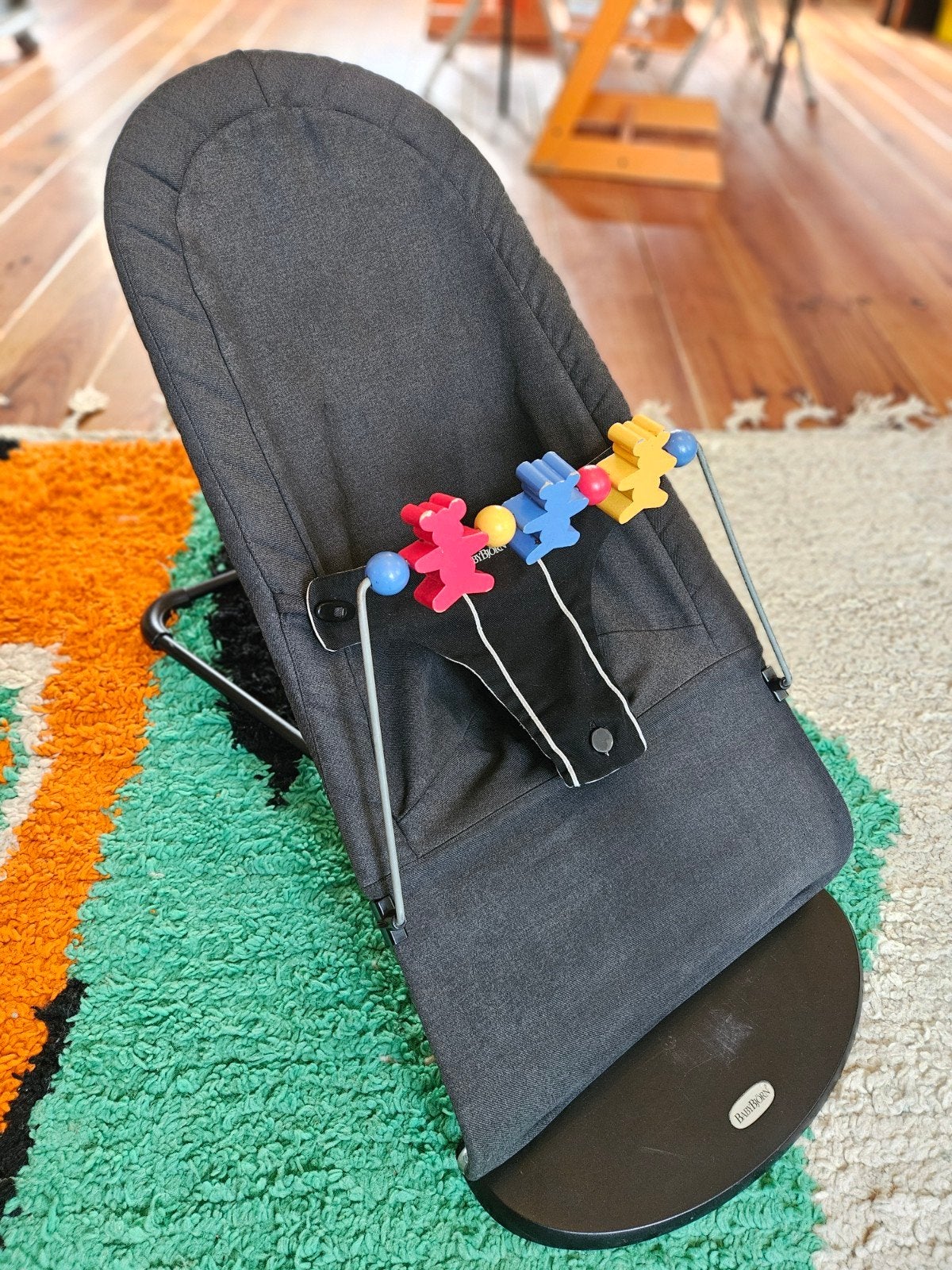 babybjorn wipstoel bouncer met speelboog, Kinderen en Baby's, Ophalen, Gebruikt