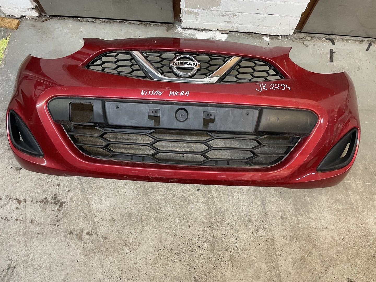 Nissan micra facelift voorbumper, Gebruikt, -, Voor, -