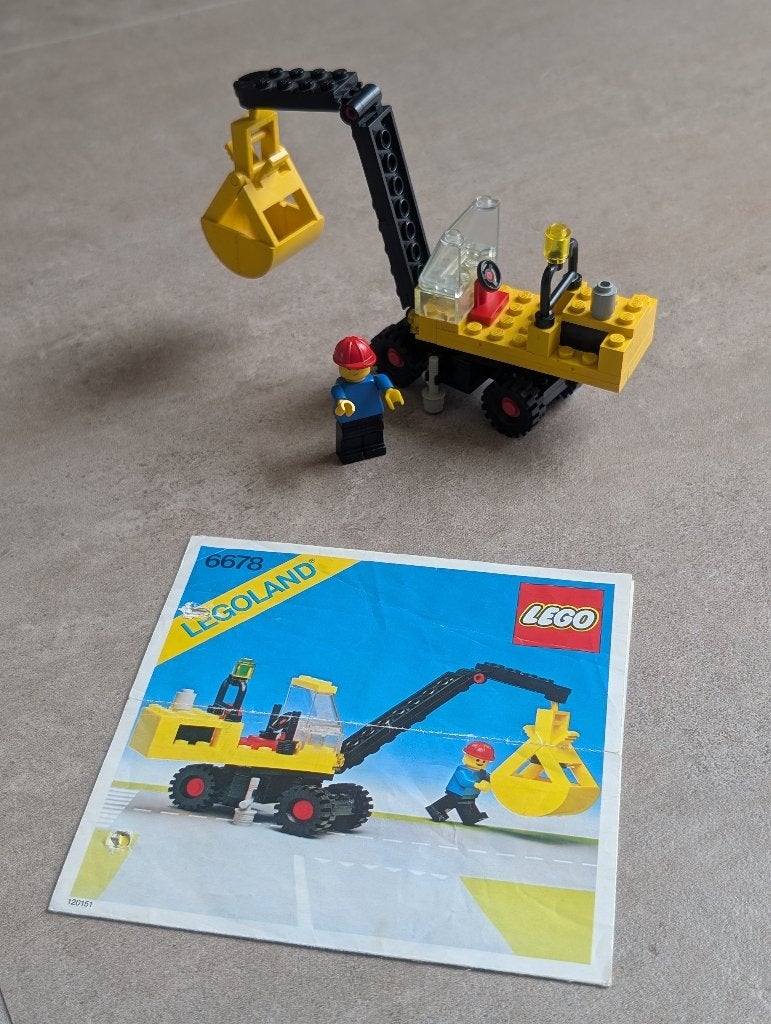 Vintage Lego 6678 Kraan, Kinderen en Baby's, Ophalen of Verzenden, Gebruikt, Lego